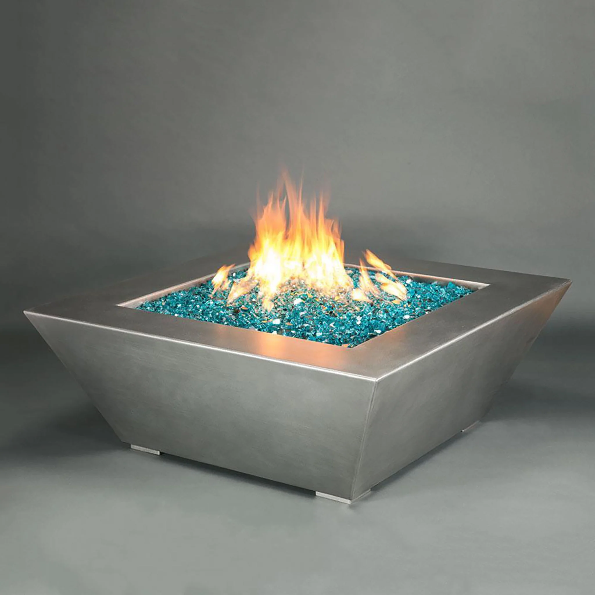 Starfire Designs Stainless Steel Edge Gas Fire Pit with Slide Out LPT Drawer - Image 6