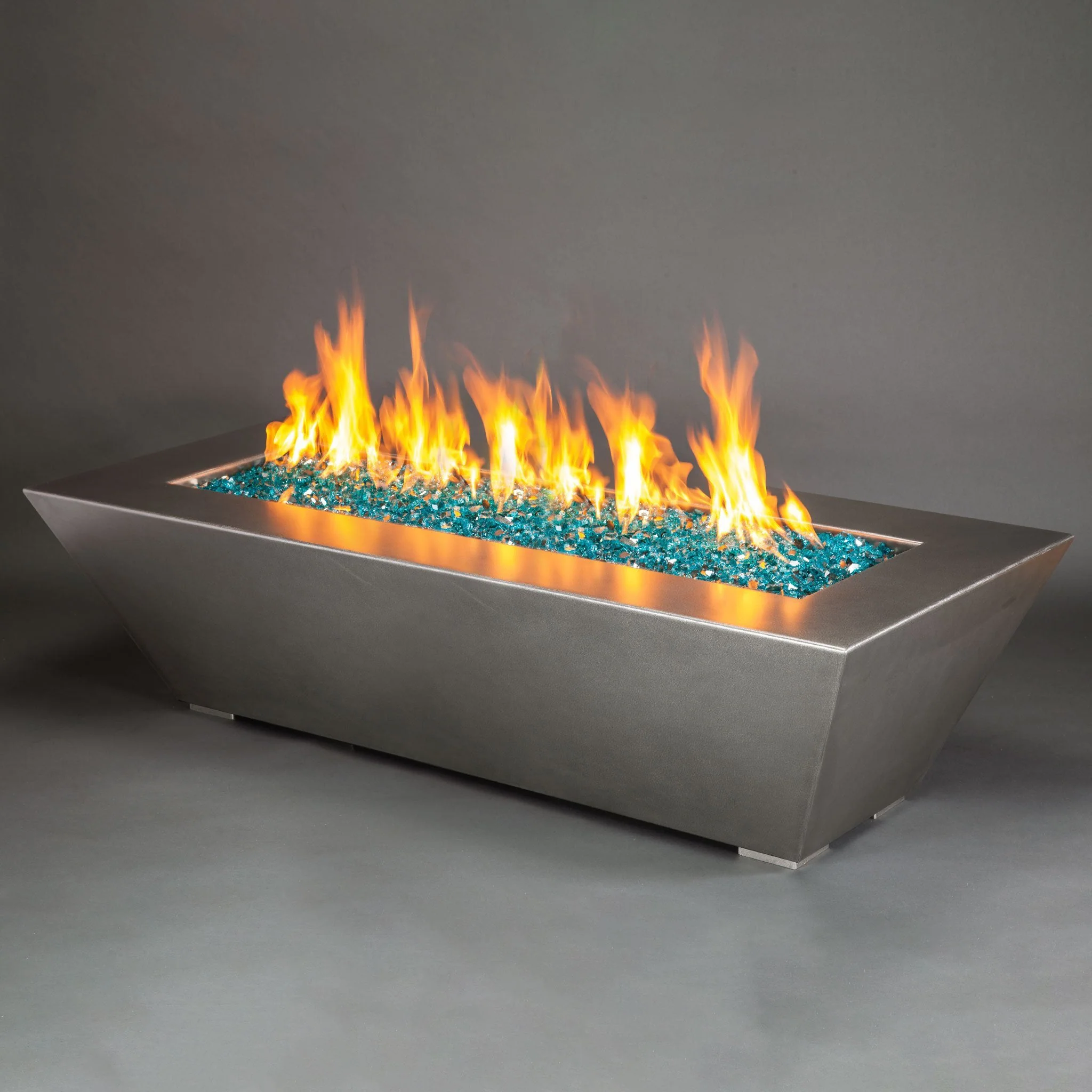 Starfire Designs Stainless Steel Edge Gas Fire Pit with Slide Out LPT Drawer - Image 9