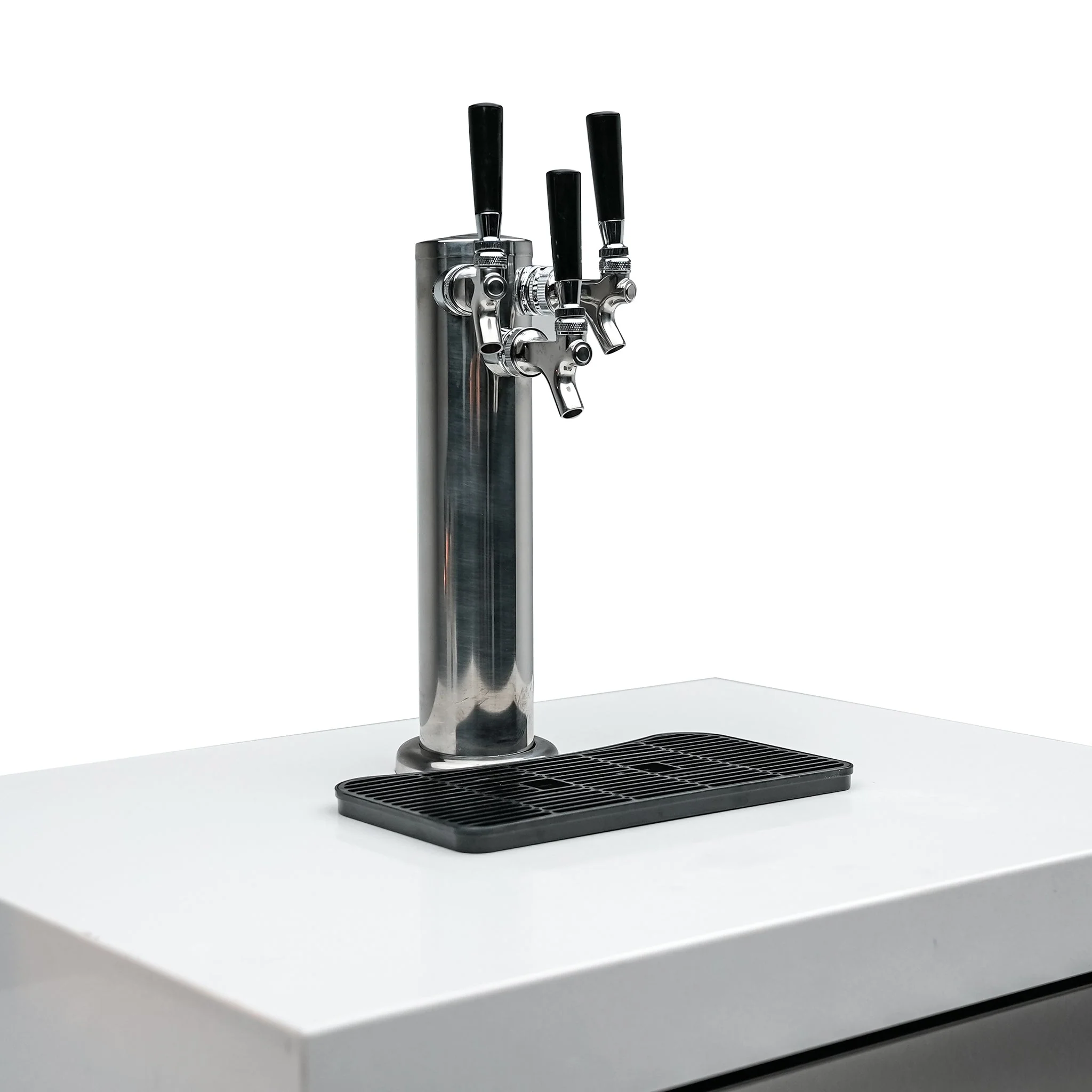 Stand Alone Sink and Fridge Black Stainless Steel Outdoor Beverage Center - MA-BEVKEG by Mont Alpi - Image 4