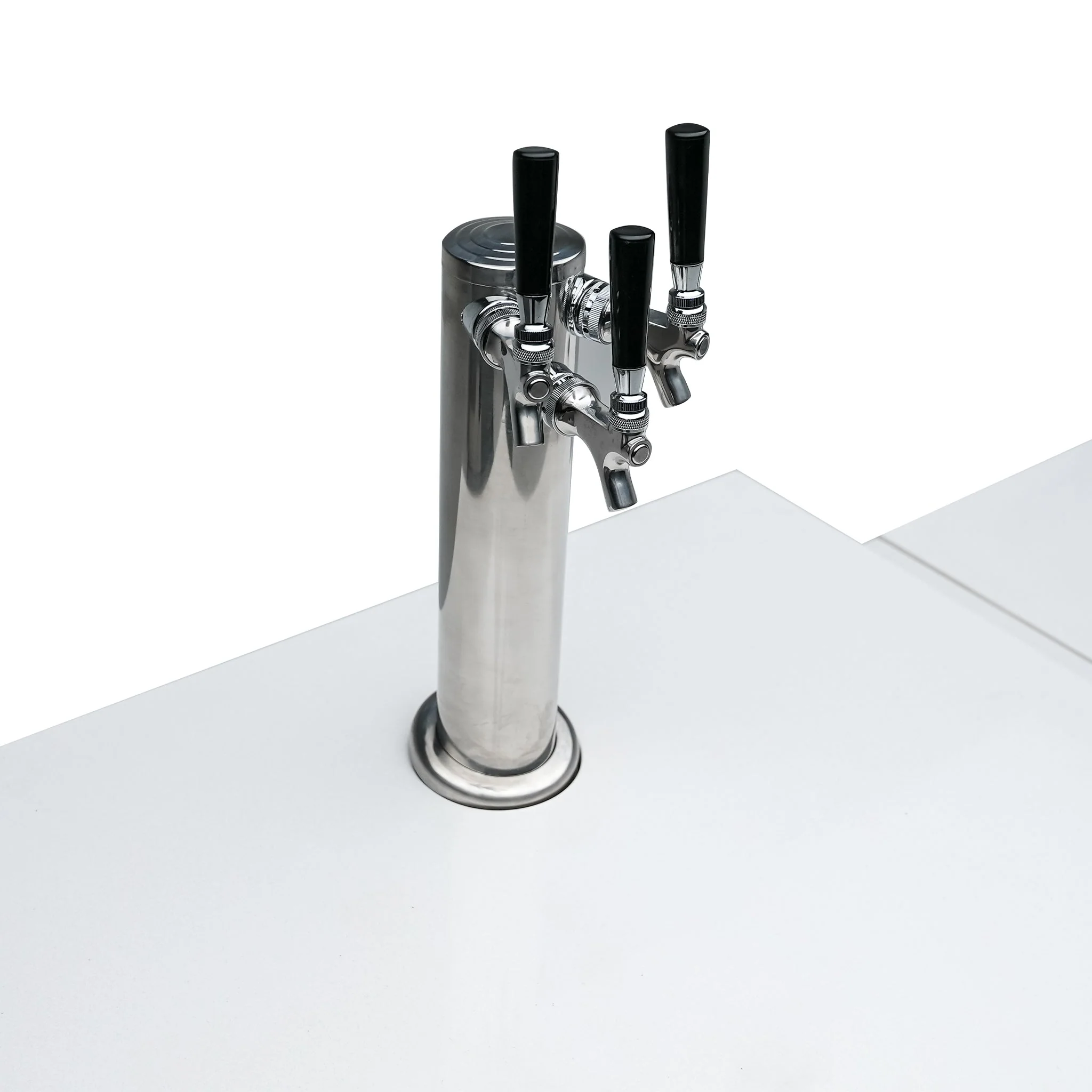 Stand Alone Sink and Fridge Black Stainless Steel Outdoor Beverage Center - MA-BEVKEG by Mont Alpi - Image 5