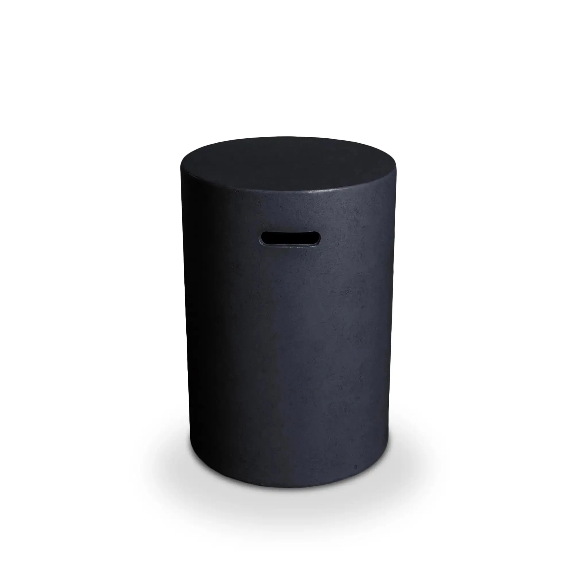 16" Round Beton Concrete (GFRC) Propane Tank Cover and End Table - Natural Gray by Starfire Designs - Image 13