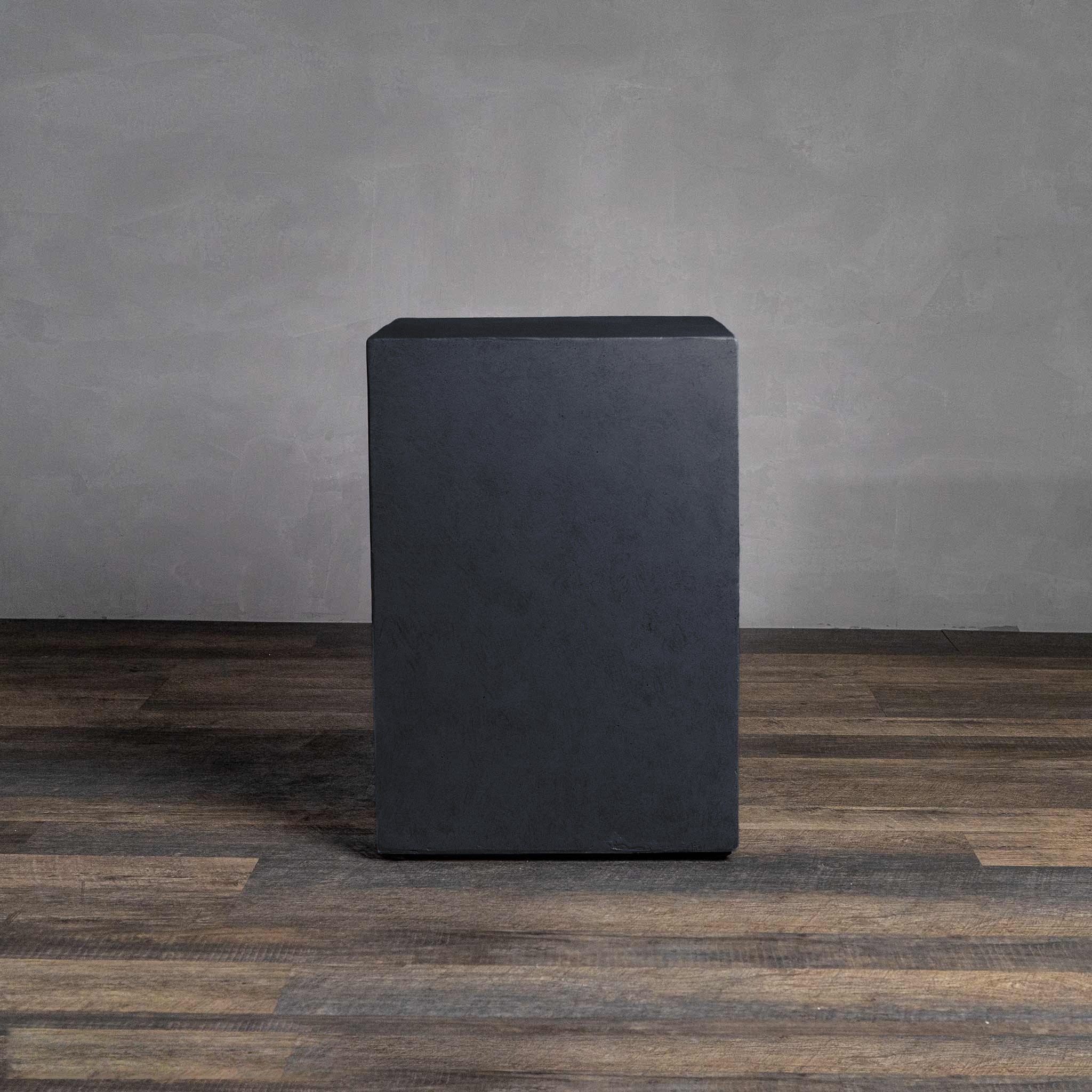 16" Square Beton Concrete (GFRC) Propane Tank Cover and End Table - Natural Gray by Starfire Designs - Image 12