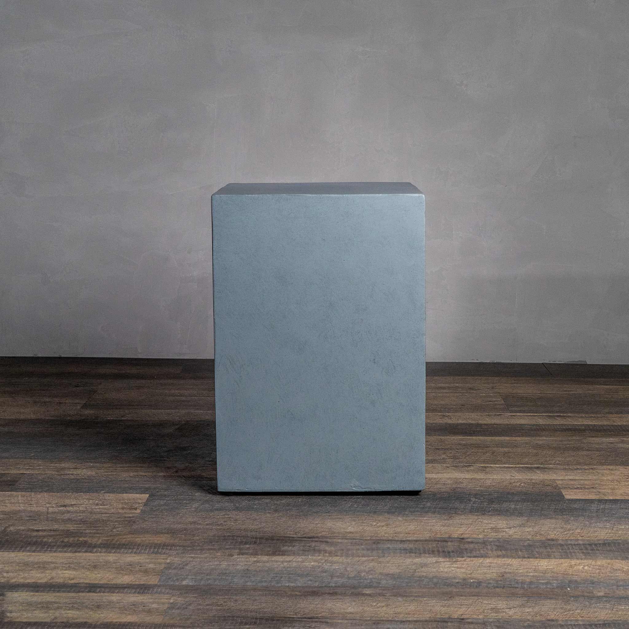 16" Square Beton Concrete (GFRC) Propane Tank Cover and End Table - Natural Gray by Starfire Designs - Image 8