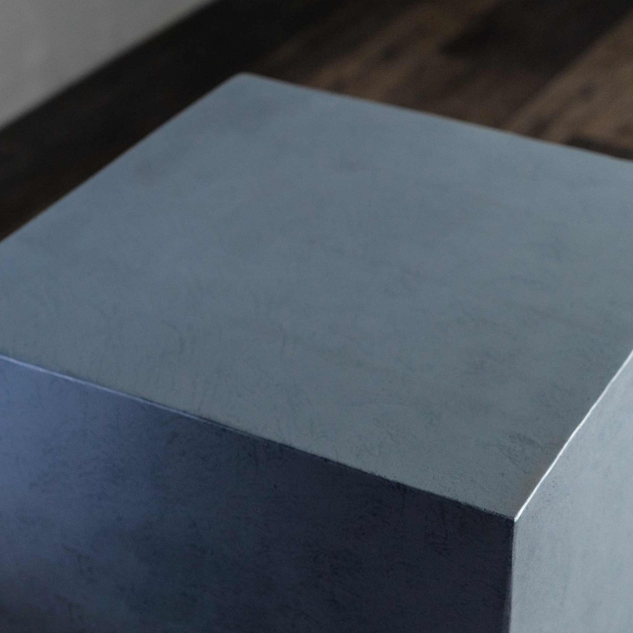 16" Square Beton Concrete (GFRC) Propane Tank Cover and End Table - Natural Gray by Starfire Designs - Image 9