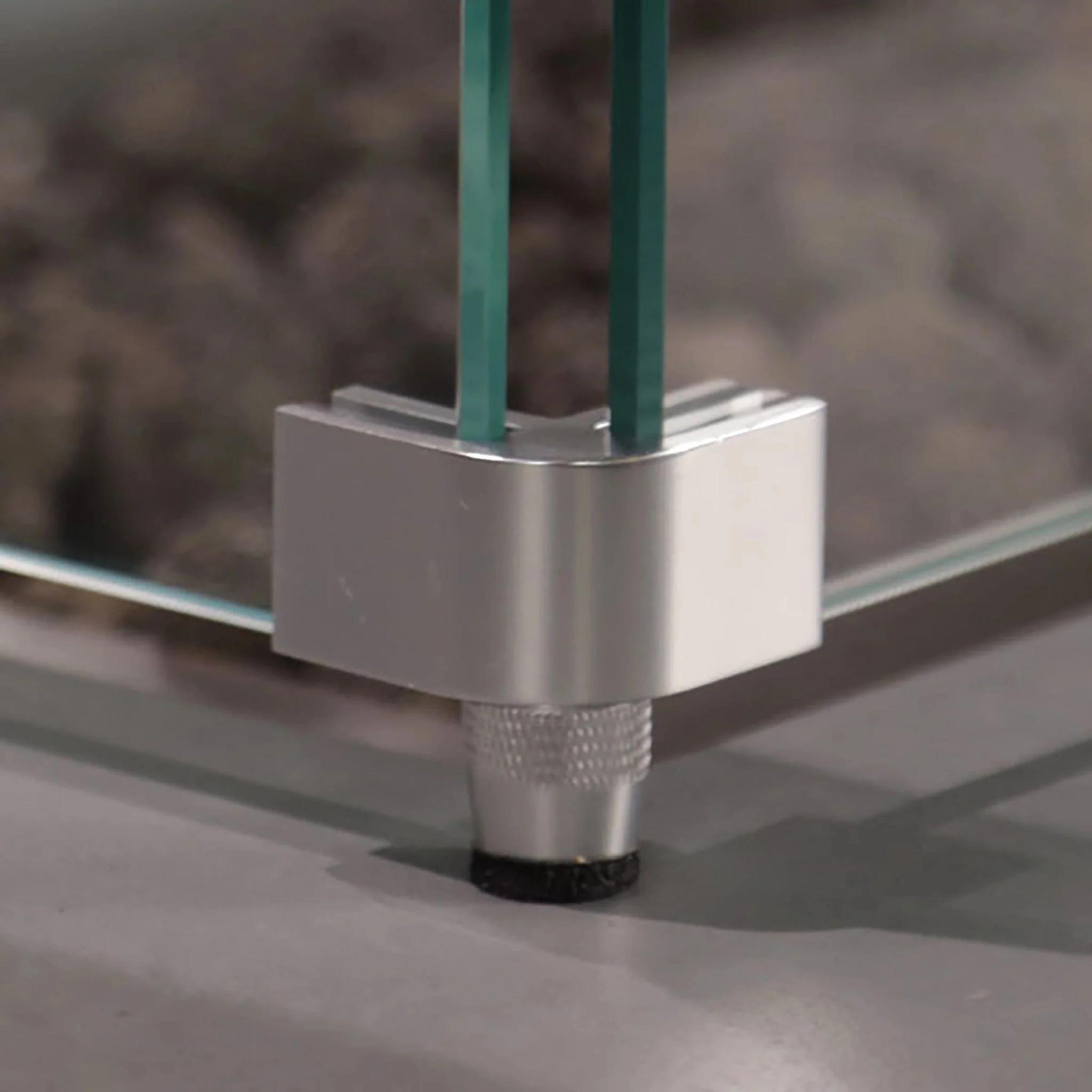 Square Beton Glass Wind Guard by Starfire Designs - Image 7