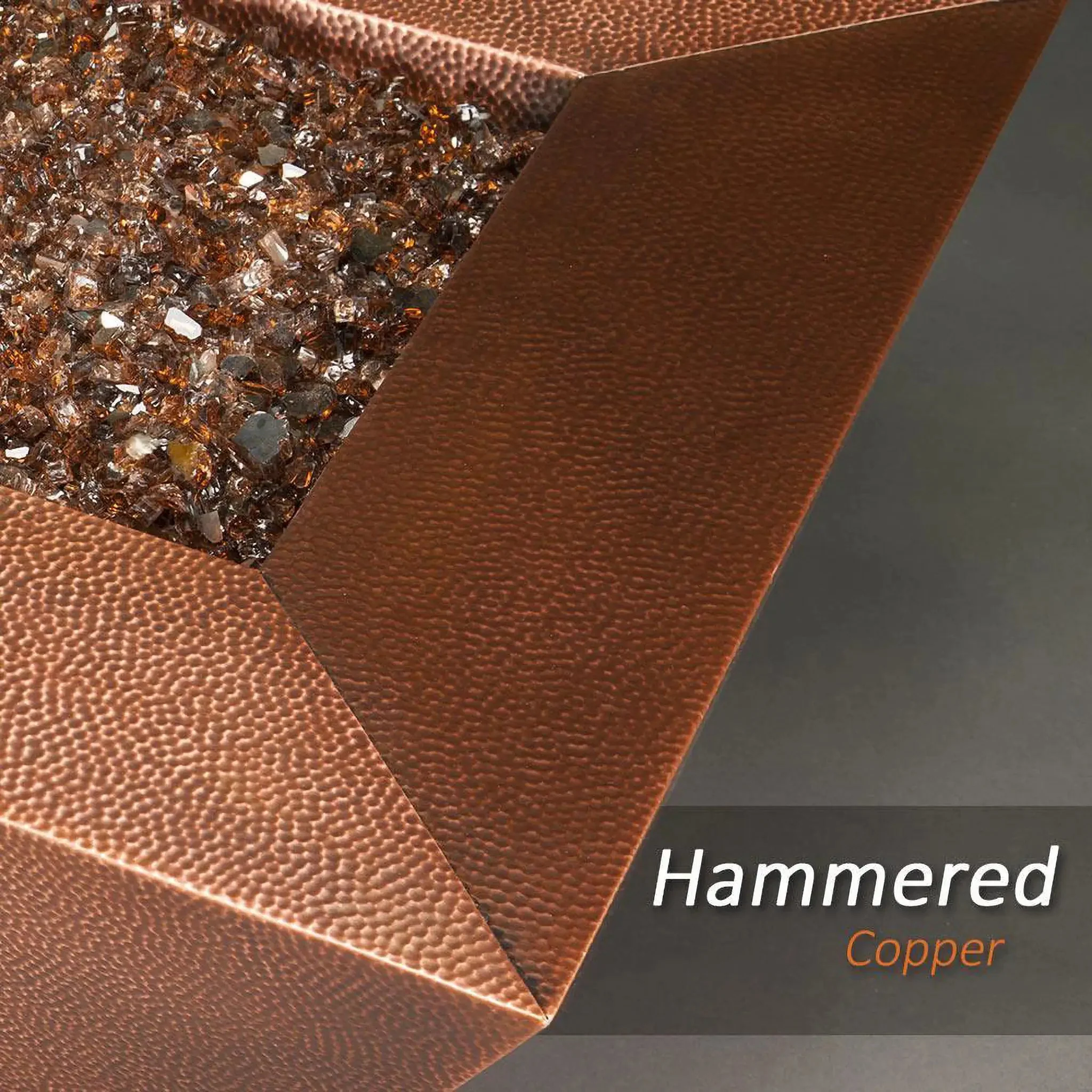 Starfire Designs 60" x 32" Copper Canyon Gas Fire Pit - Image 6