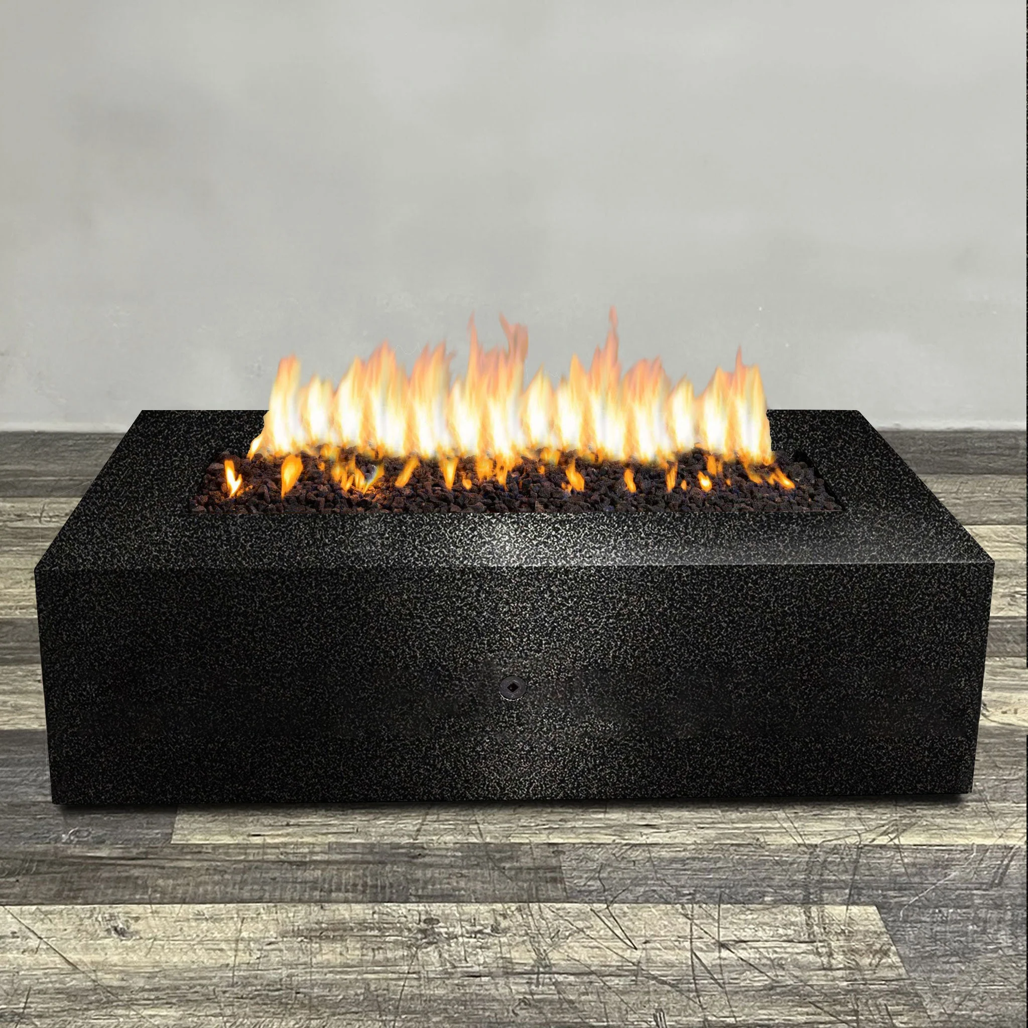 Starfire Designs Gravity Rectangle Powder Coated Steel Gas Fire Pit with Propane Tank Access Door - Image 120