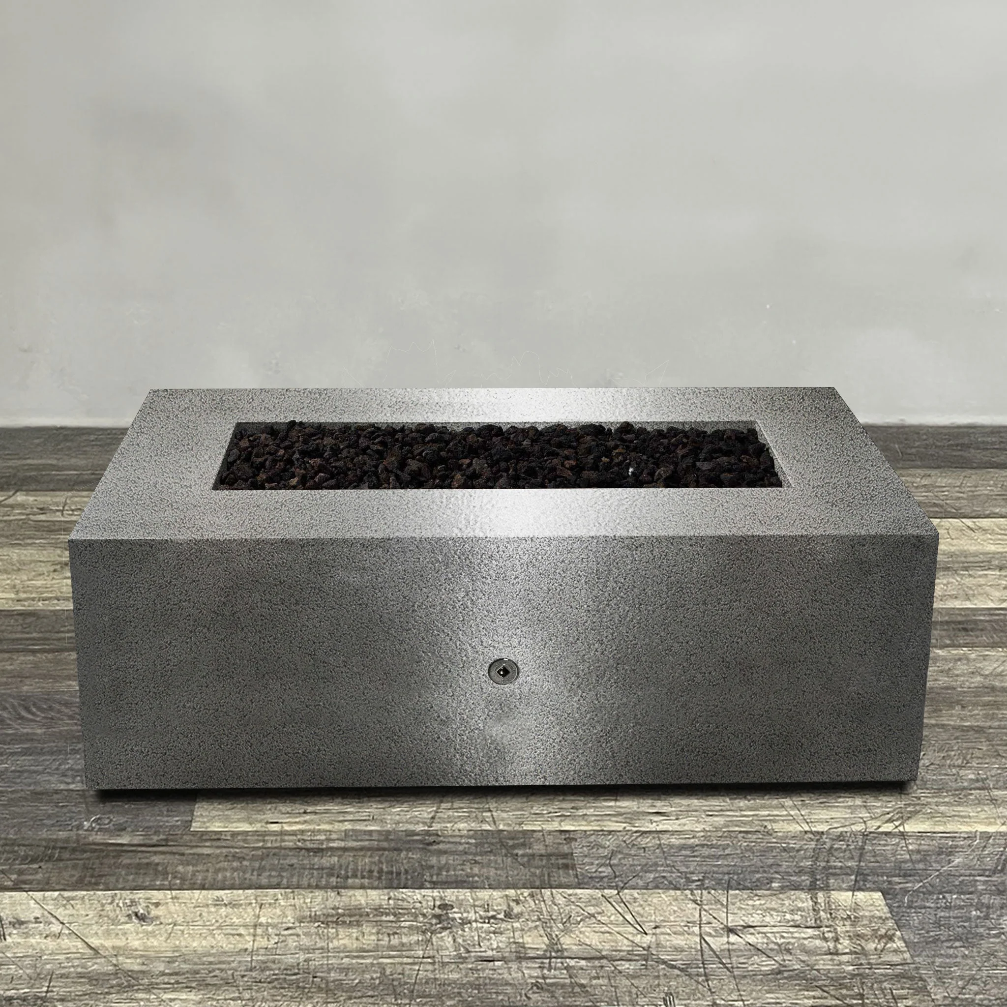 Starfire Designs Gravity Rectangle Powder Coated Steel Gas Fire Pit with Propane Tank Access Door - Image 135