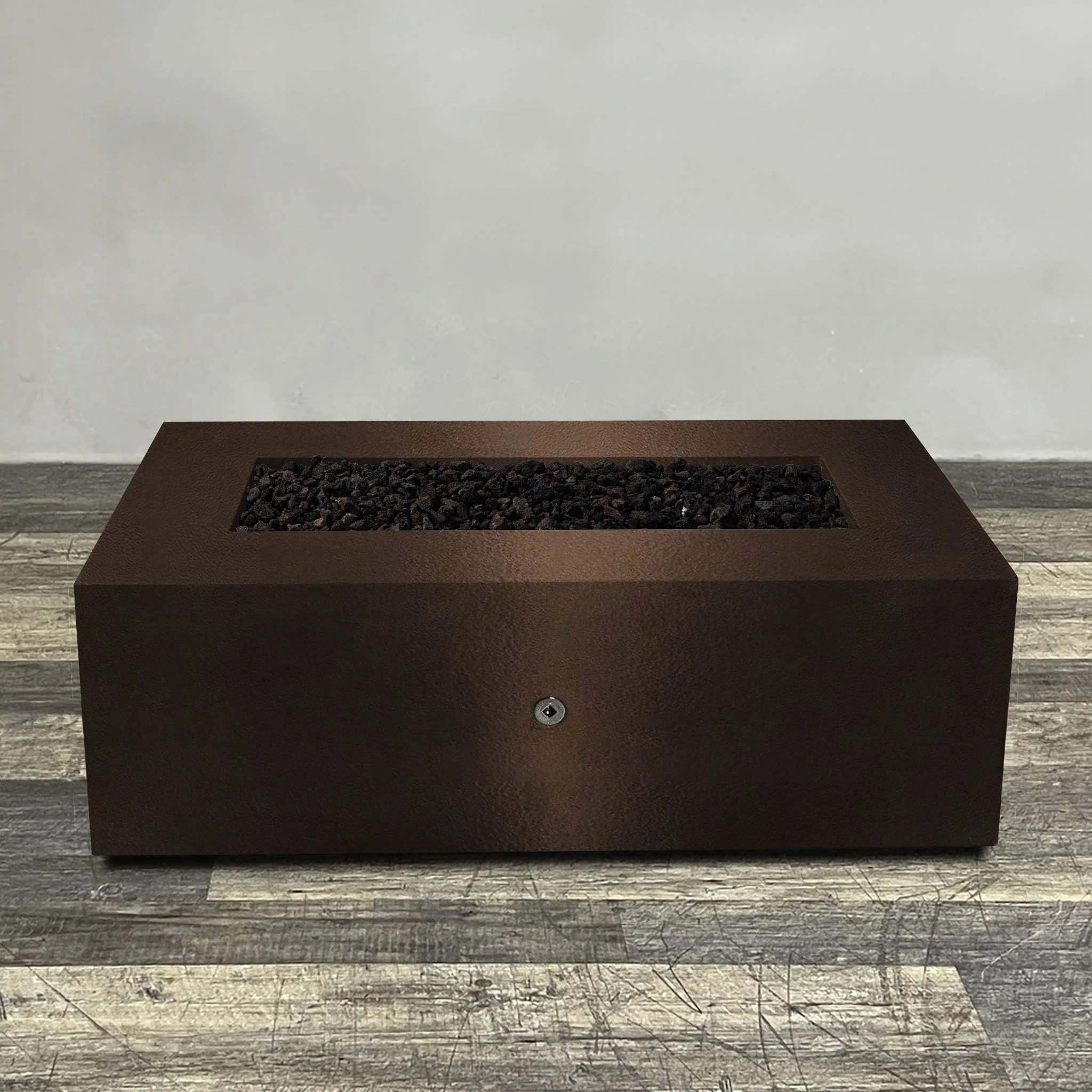 Starfire Designs Gravity Rectangle Powder Coated Steel Gas Fire Pit with Propane Tank Access Door - Image 137