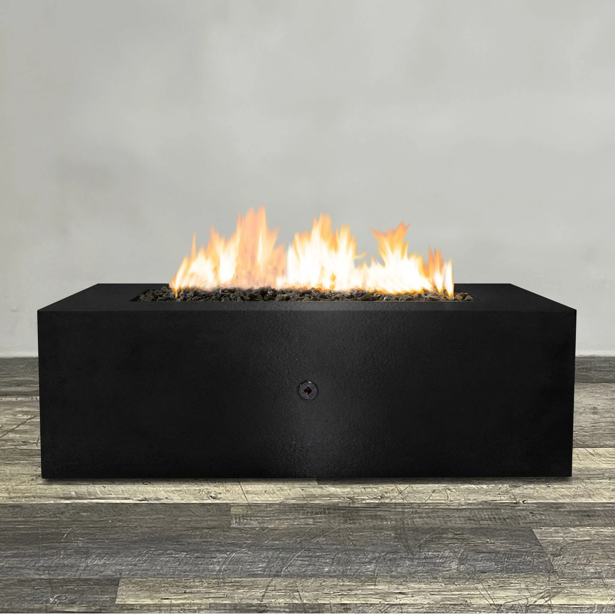 Starfire Designs Gravity Rectangle Powder Coated Steel Gas Fire Pit with Propane Tank Access Door - Image 14