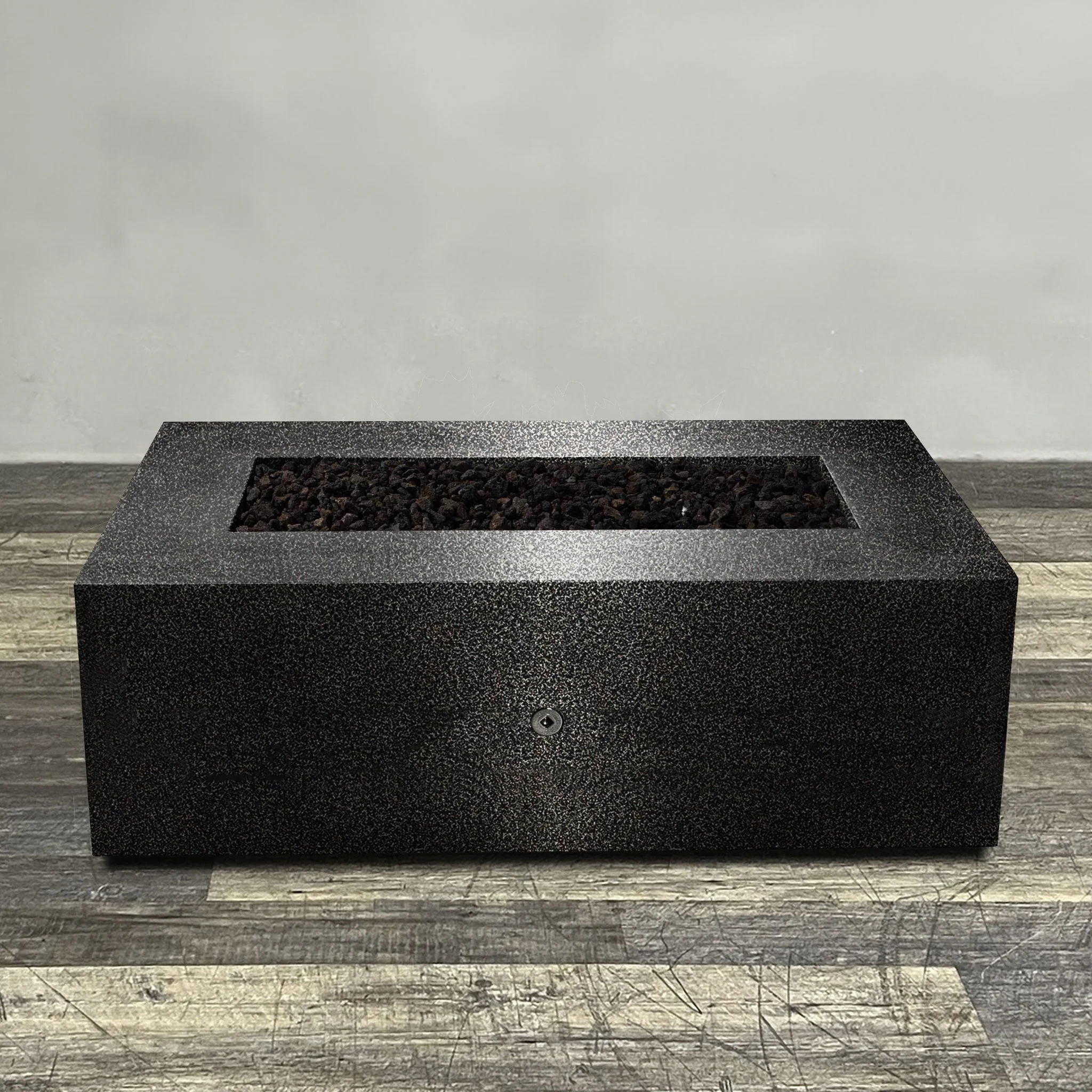 Starfire Designs Gravity Rectangle Powder Coated Steel Gas Fire Pit with Propane Tank Access Door - Image 140