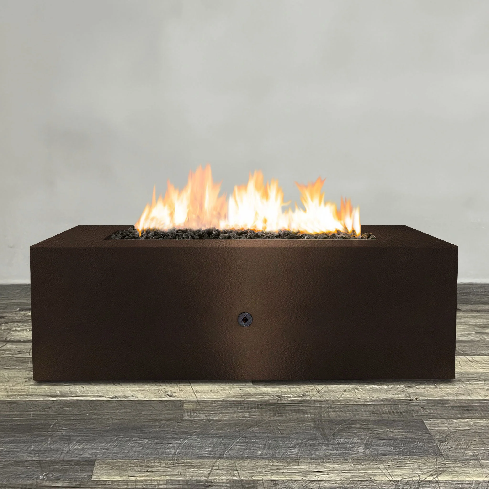 Starfire Designs Gravity Rectangle Powder Coated Steel Gas Fire Pit with Propane Tank Access Door - Image 20