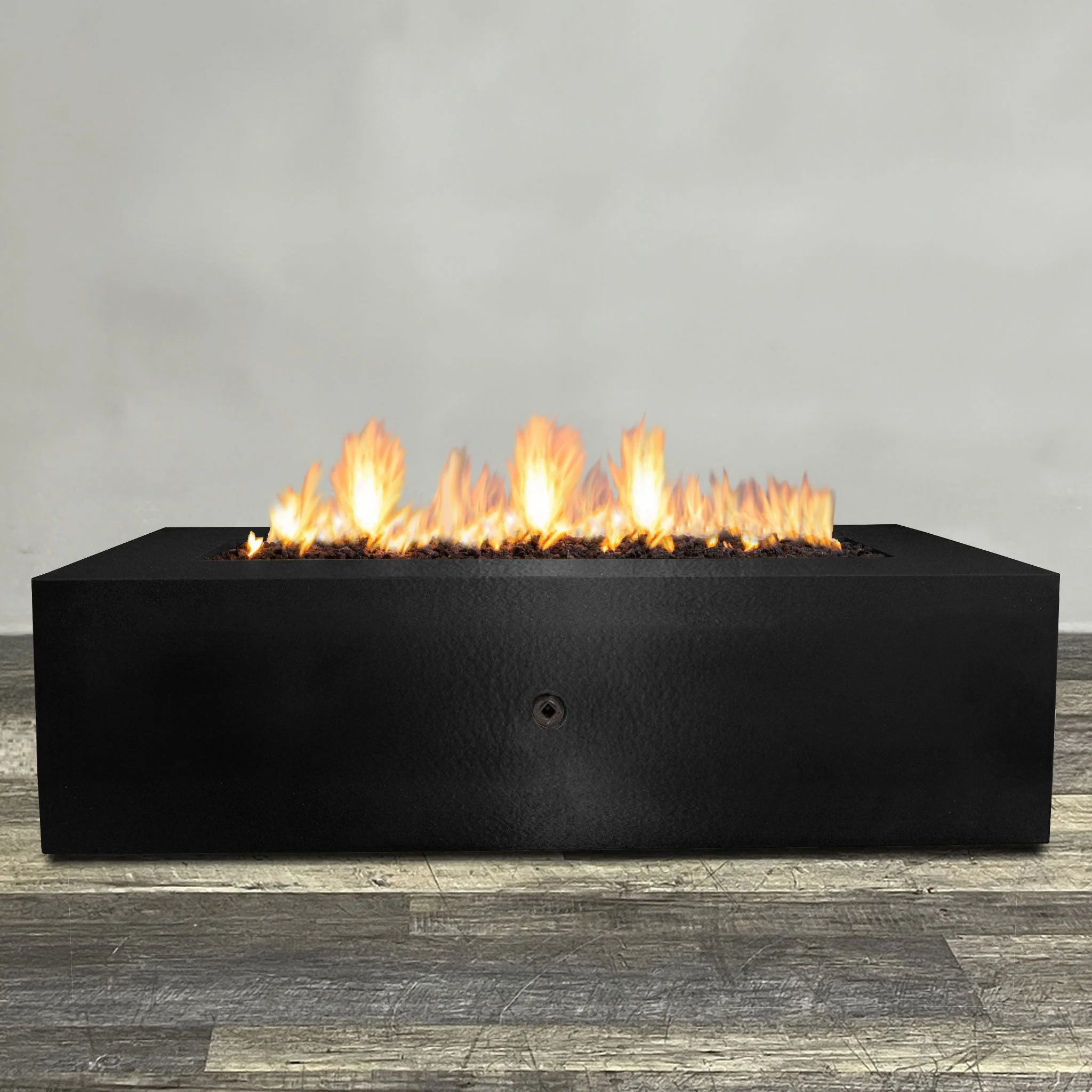 Starfire Designs Gravity Rectangle Powder Coated Steel Gas Fire Pit with Propane Tank Access Door - Image 3
