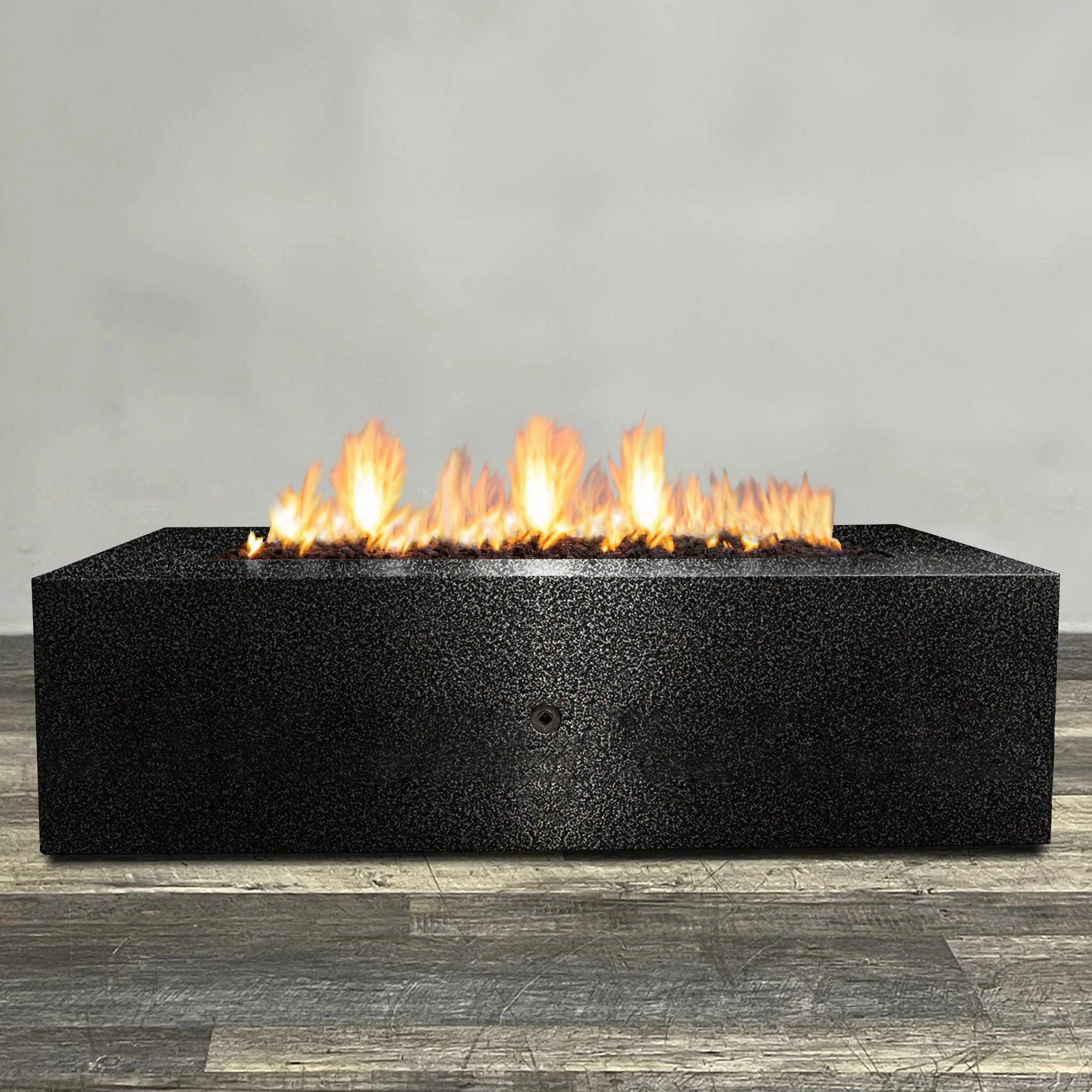 Starfire Designs Gravity Rectangle Powder Coated Steel Gas Fire Pit with Propane Tank Access Door - Image 63