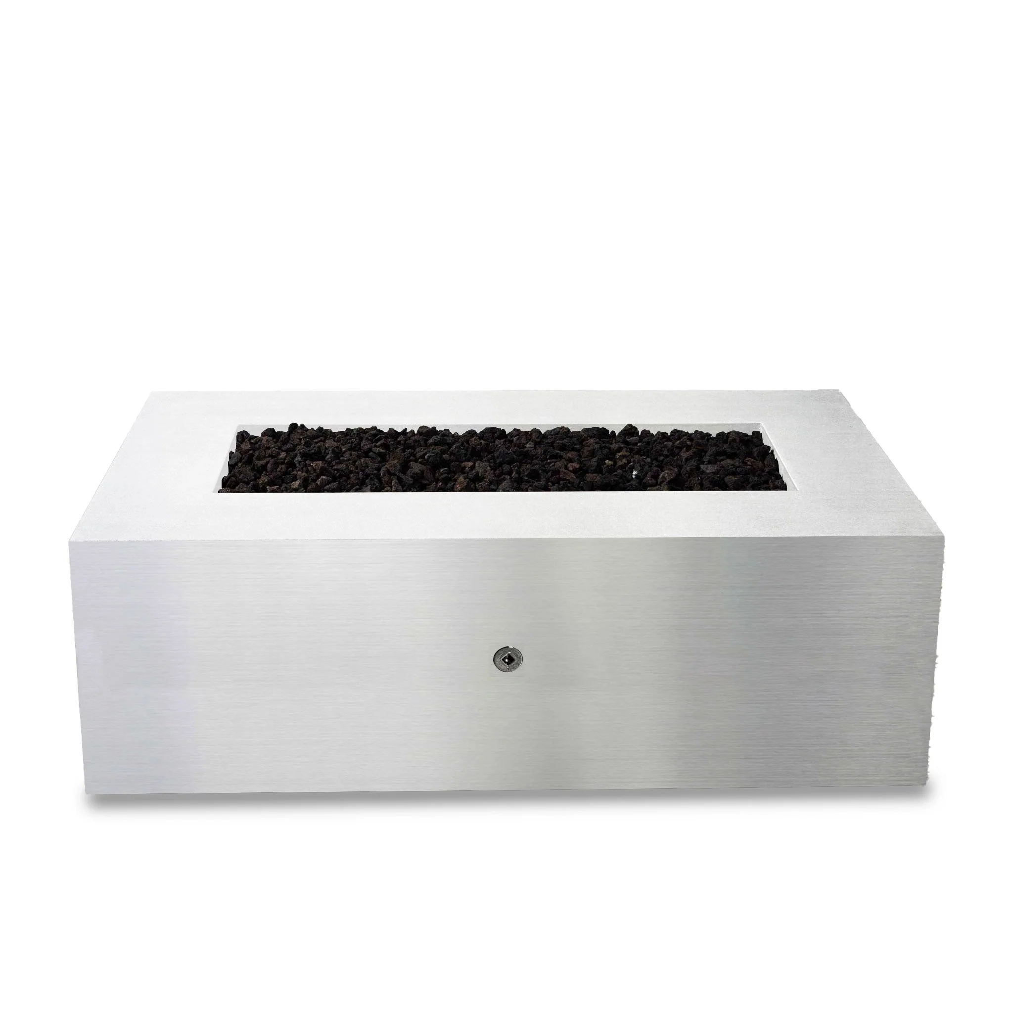 Starfire Designs Metal Gravity 60" x 32" Rectangle Stainless Steel Gas Fire Pit with Propane Tank Access Door - Image 2