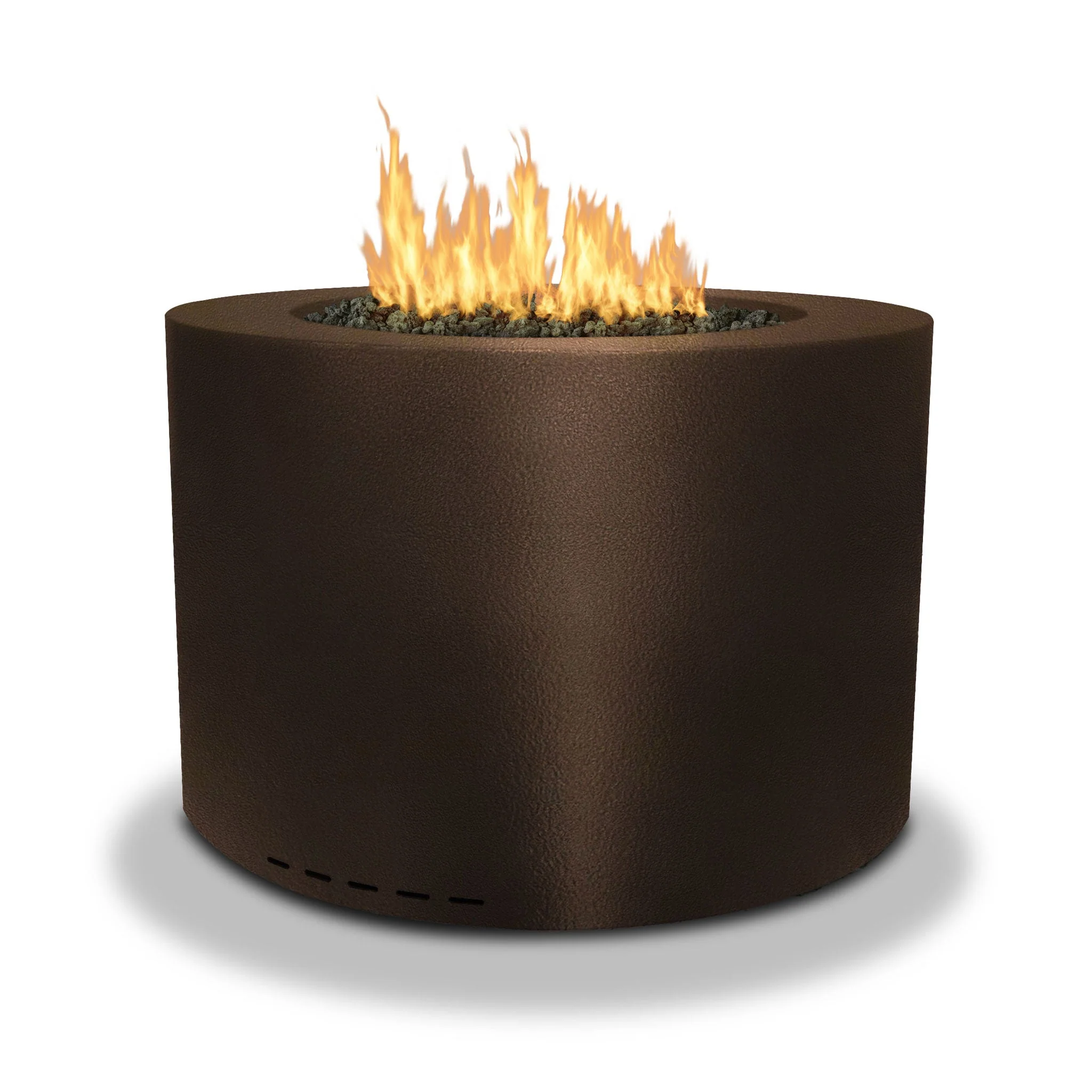 Starfire Designs Gravity Round Powder Coated Steel Gas Fire Pit with Propane Tank Access Door - Image 19