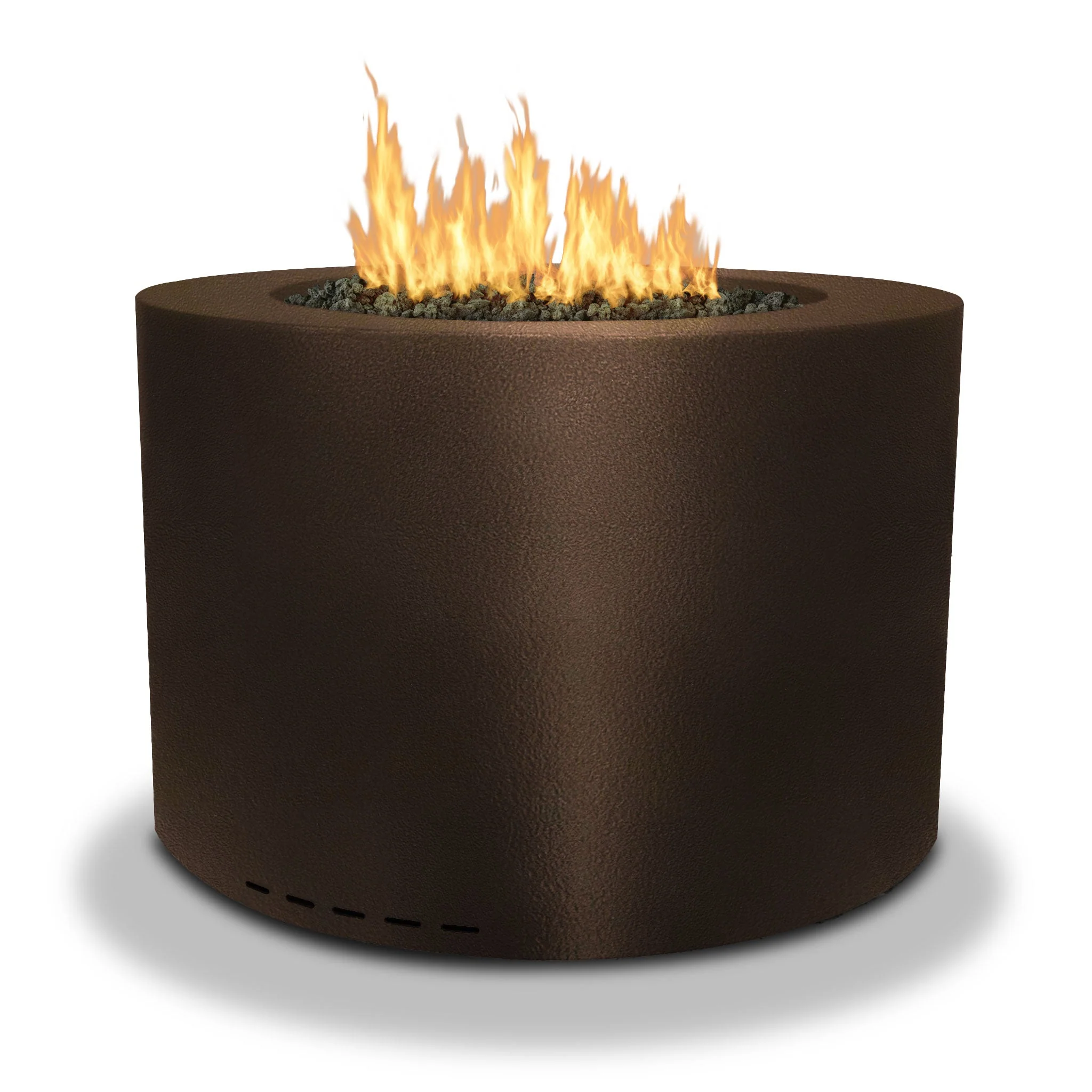 Starfire Designs Gravity Round Powder Coated Steel Gas Fire Pit with Propane Tank Access Door - Image 25