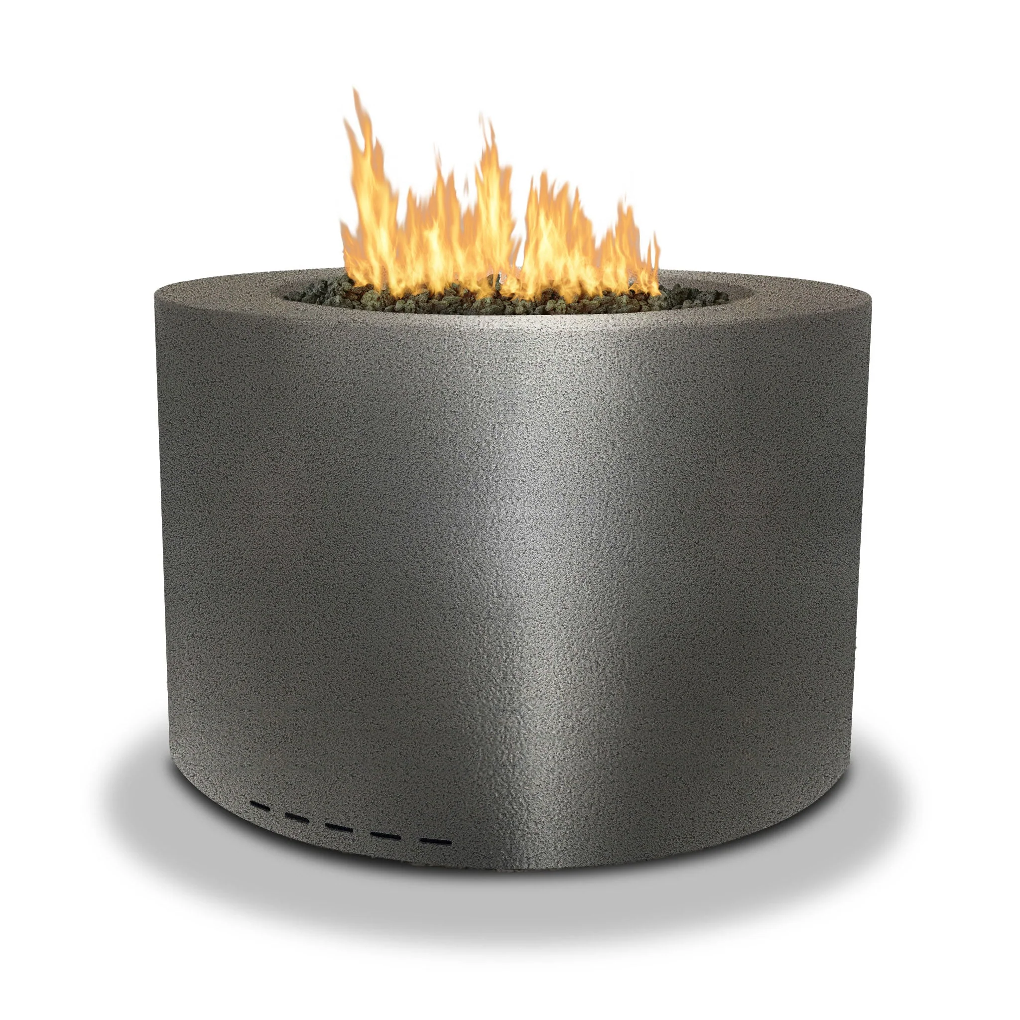 Starfire Designs Gravity Round Powder Coated Steel Gas Fire Pit with Propane Tank Access Door - Image 30
