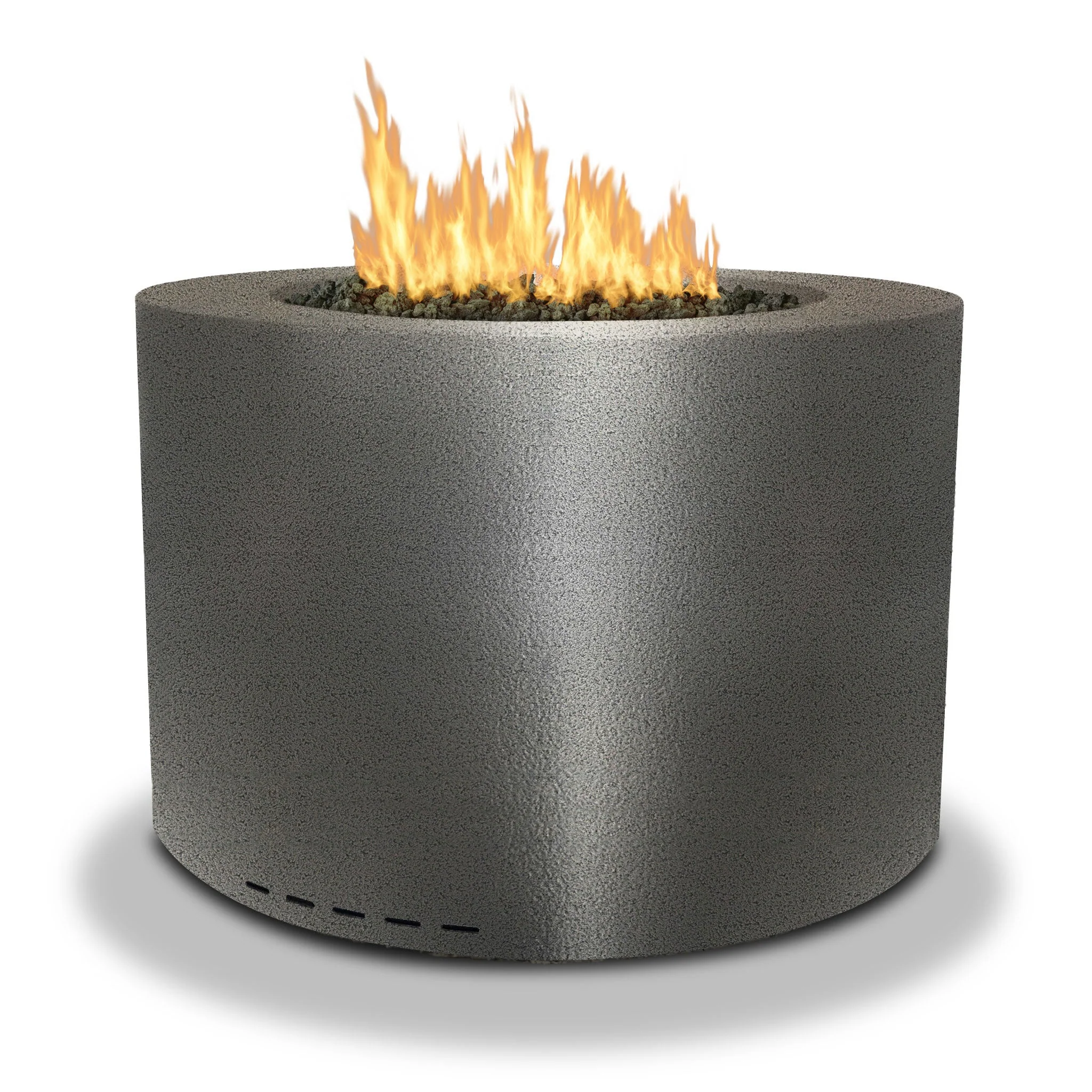 Starfire Designs Gravity Round Powder Coated Steel Gas Fire Pit with Propane Tank Access Door - Image 36