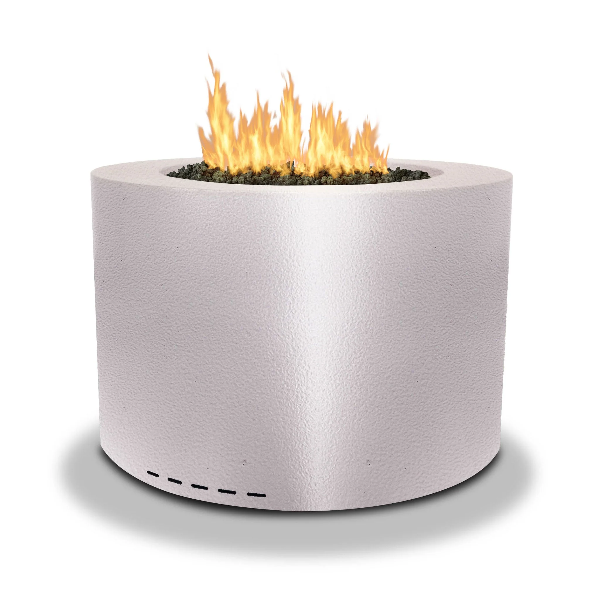 Starfire Designs Gravity Round Powder Coated Steel Gas Fire Pit with Propane Tank Access Door - Image 40