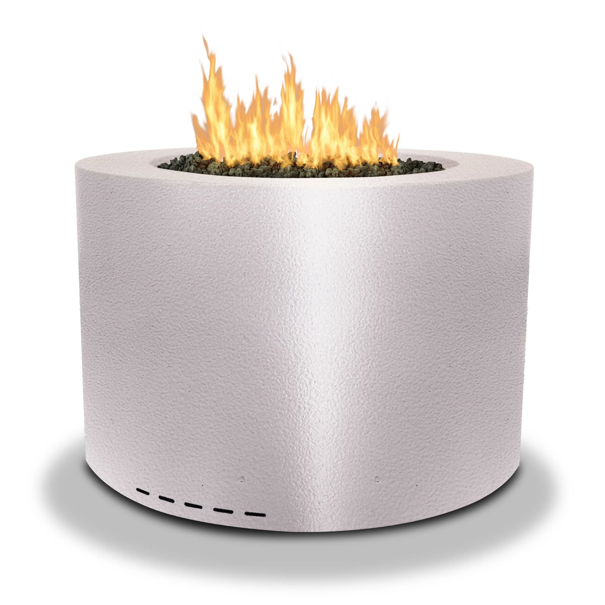 Starfire Designs Gravity Round Powder Coated Steel Gas Fire Pit with Propane Tank Access Door - Image 45