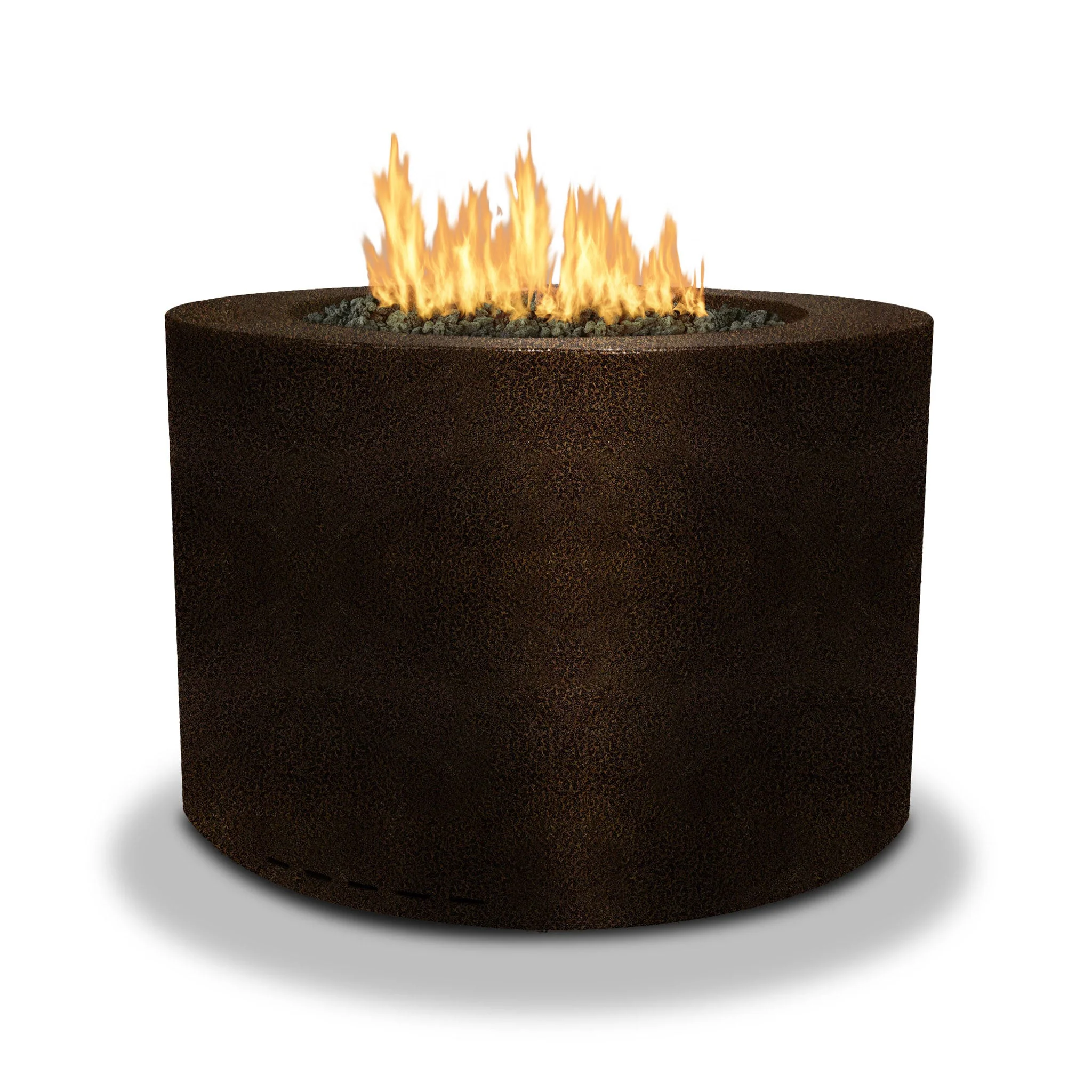 Starfire Designs Gravity Round Powder Coated Steel Gas Fire Pit with Propane Tank Access Door - Image 49