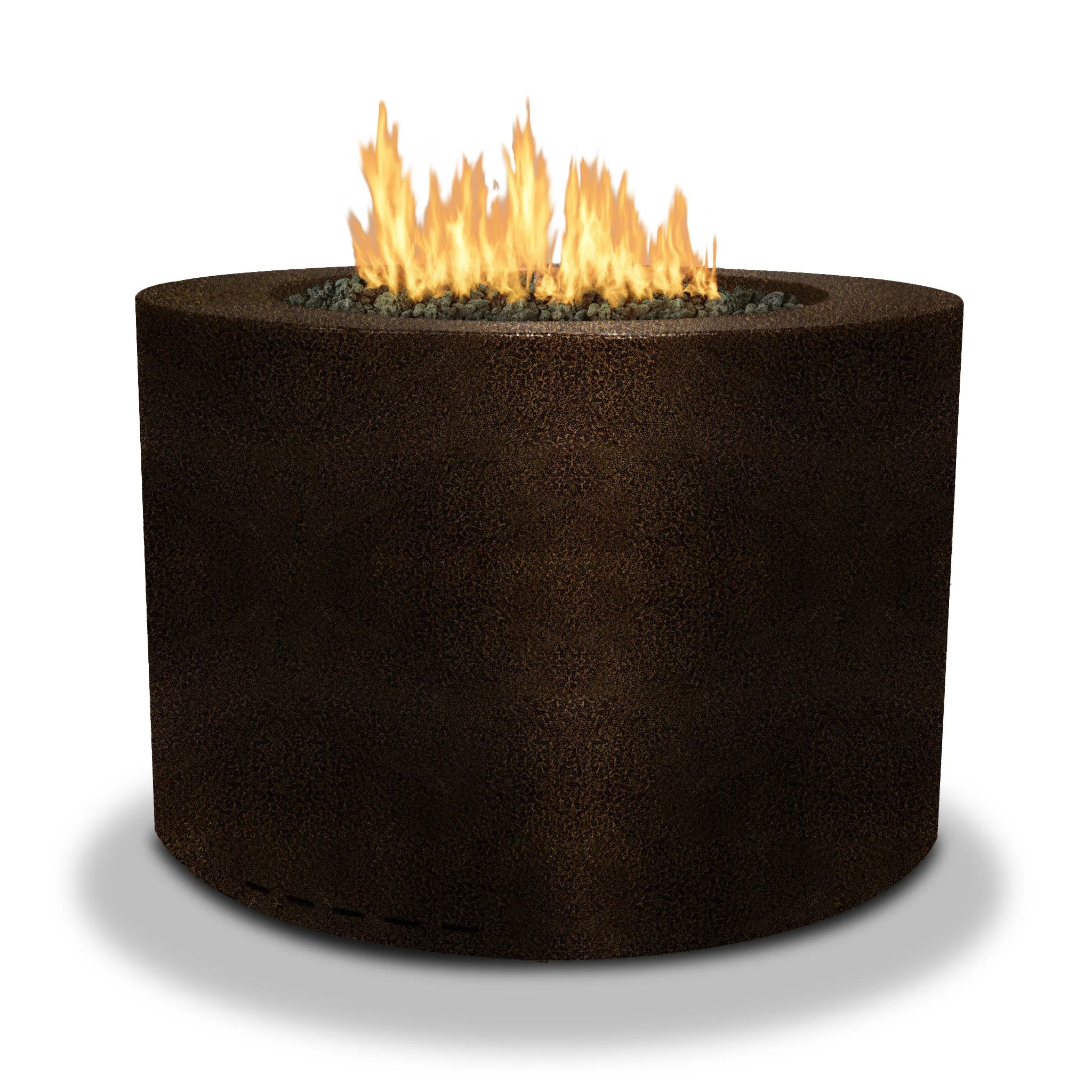 Starfire Designs Gravity Round Powder Coated Steel Gas Fire Pit with Propane Tank Access Door - Image 56