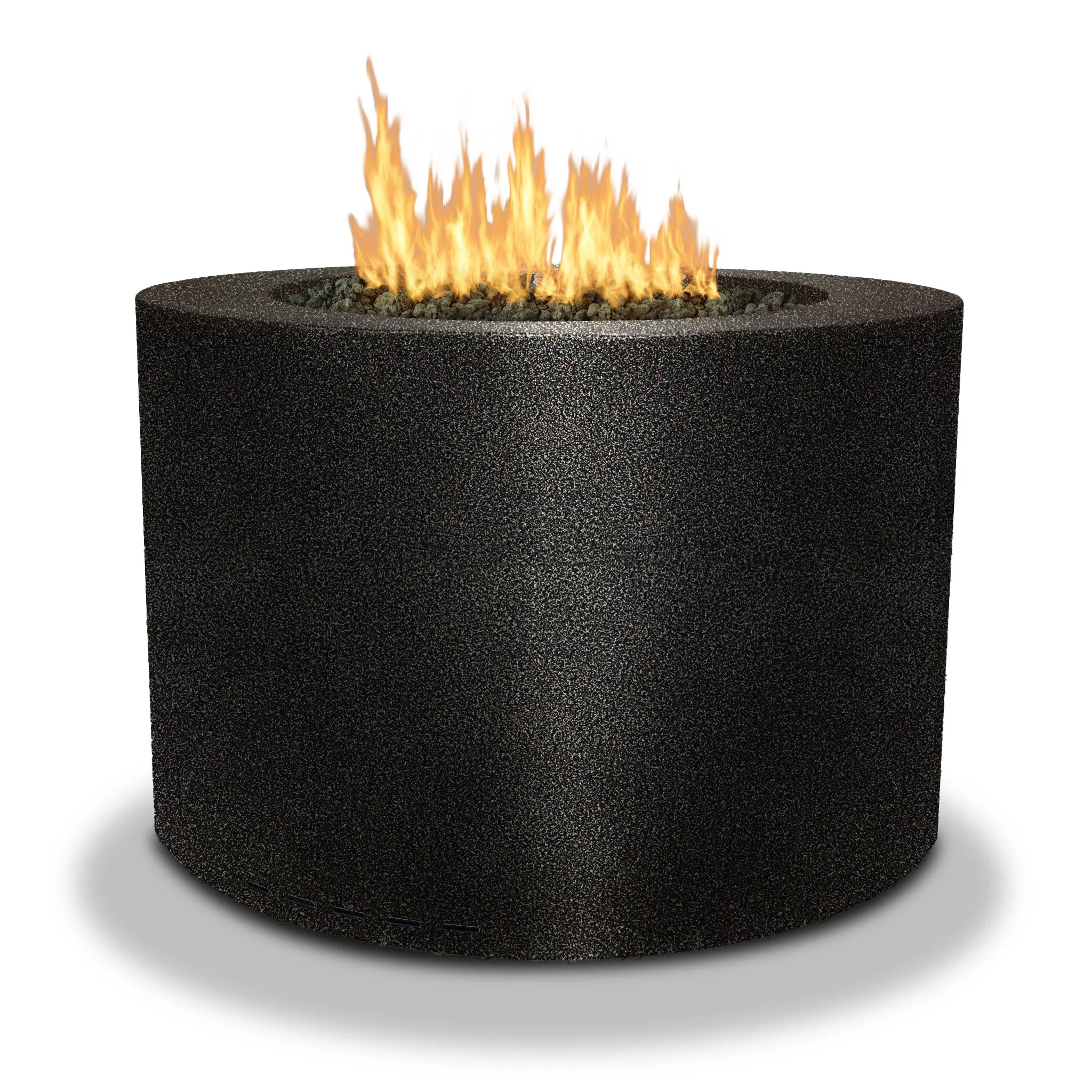 Starfire Designs Gravity Round Powder Coated Steel Gas Fire Pit with Propane Tank Access Door - Image 65