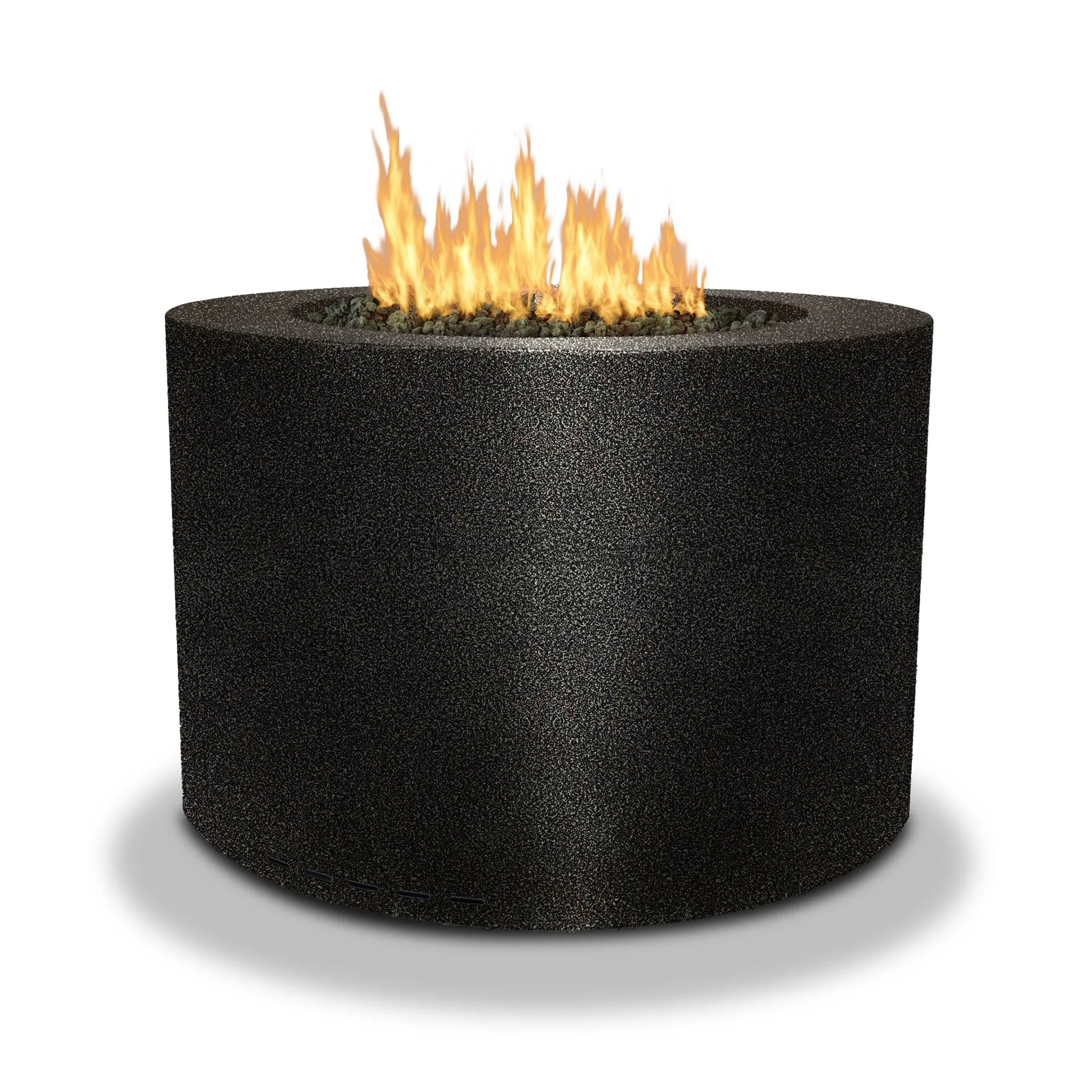 Starfire Designs Gravity Round Powder Coated Steel Gas Fire Pit with Propane Tank Access Door - Image 68