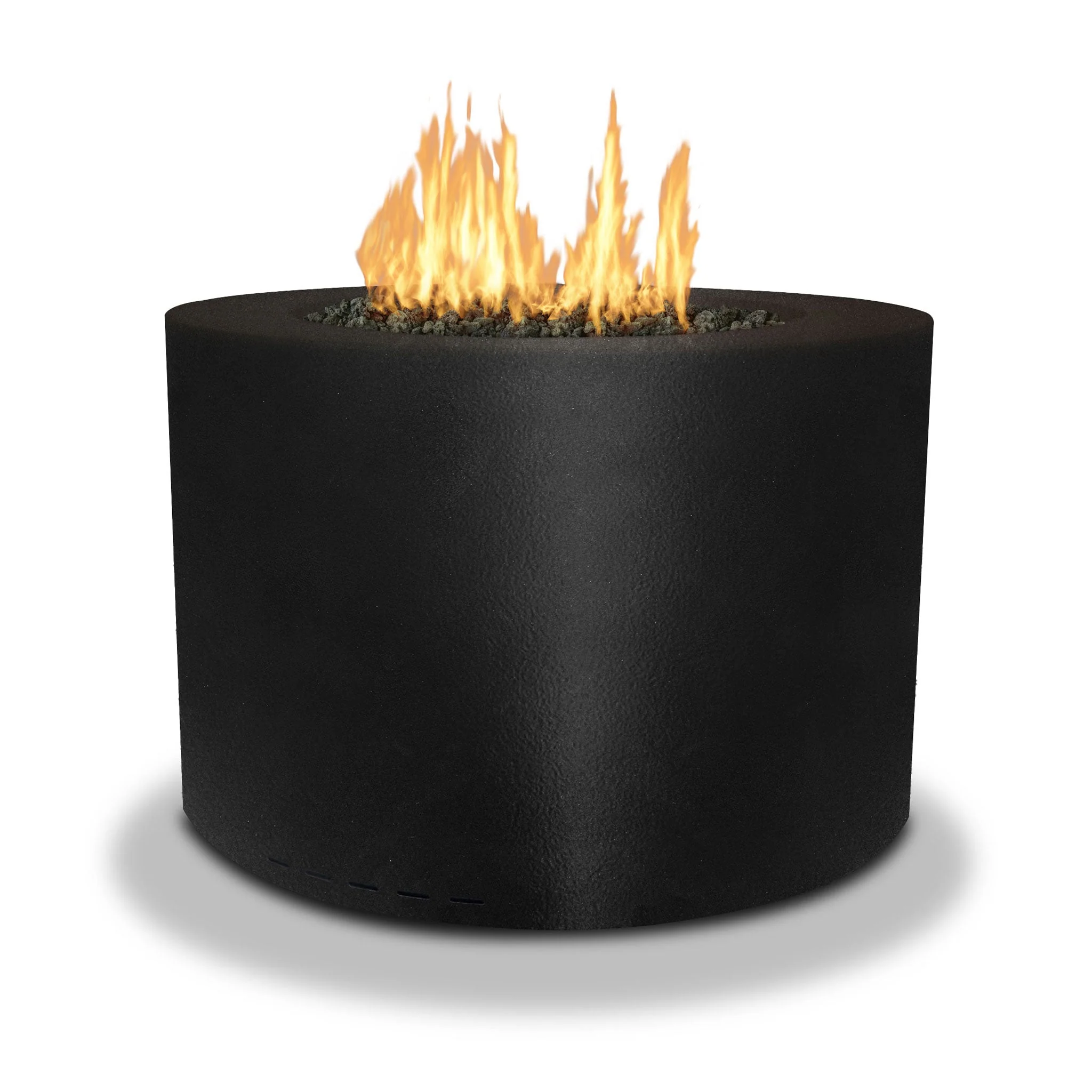Starfire Designs Gravity Round Powder Coated Steel Gas Fire Pit with Propane Tank Access Door - Image 9