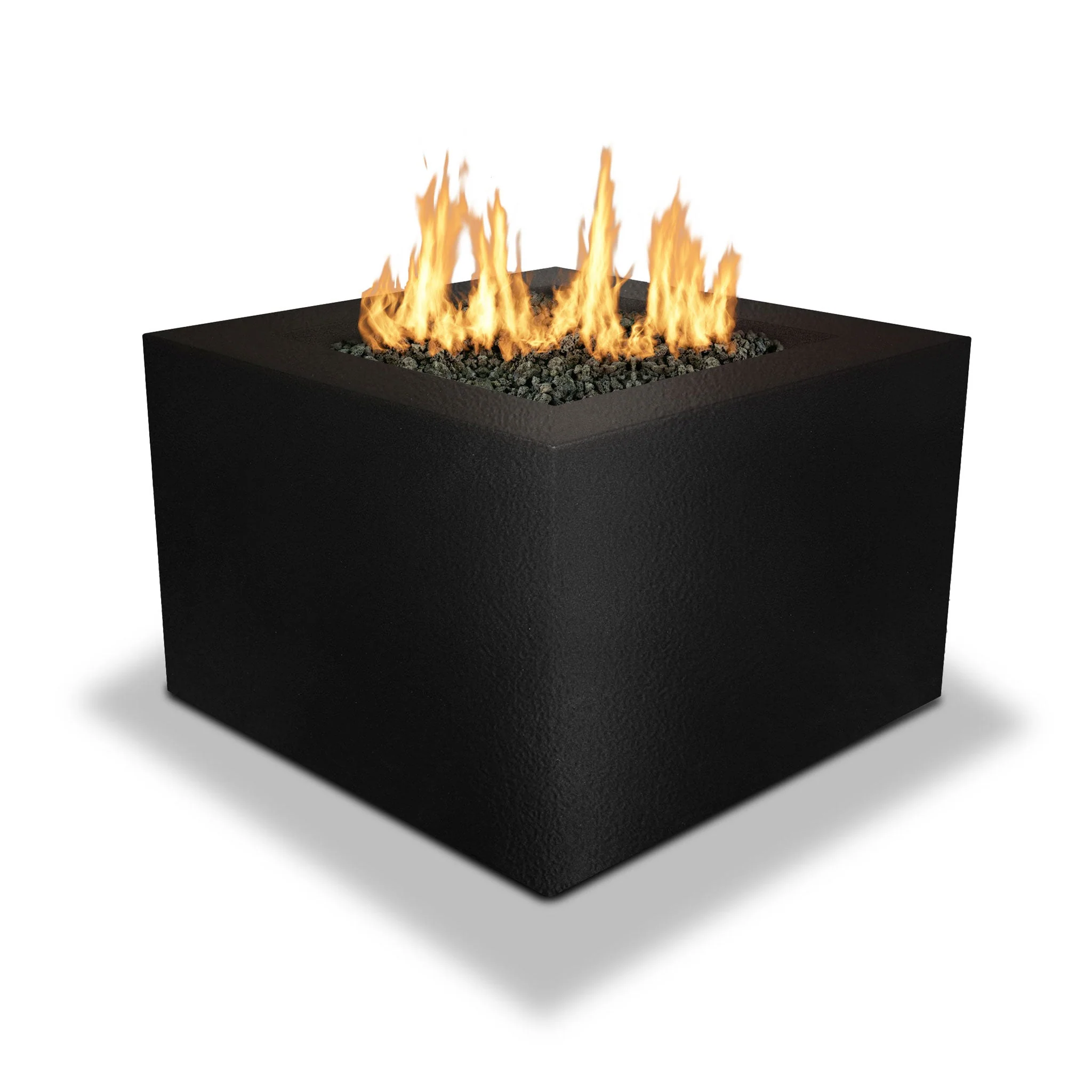 Starfire Designs Gravity Square Powder Coated Steel Gas Fire Pit with Propane Tank Access Door - Image 17