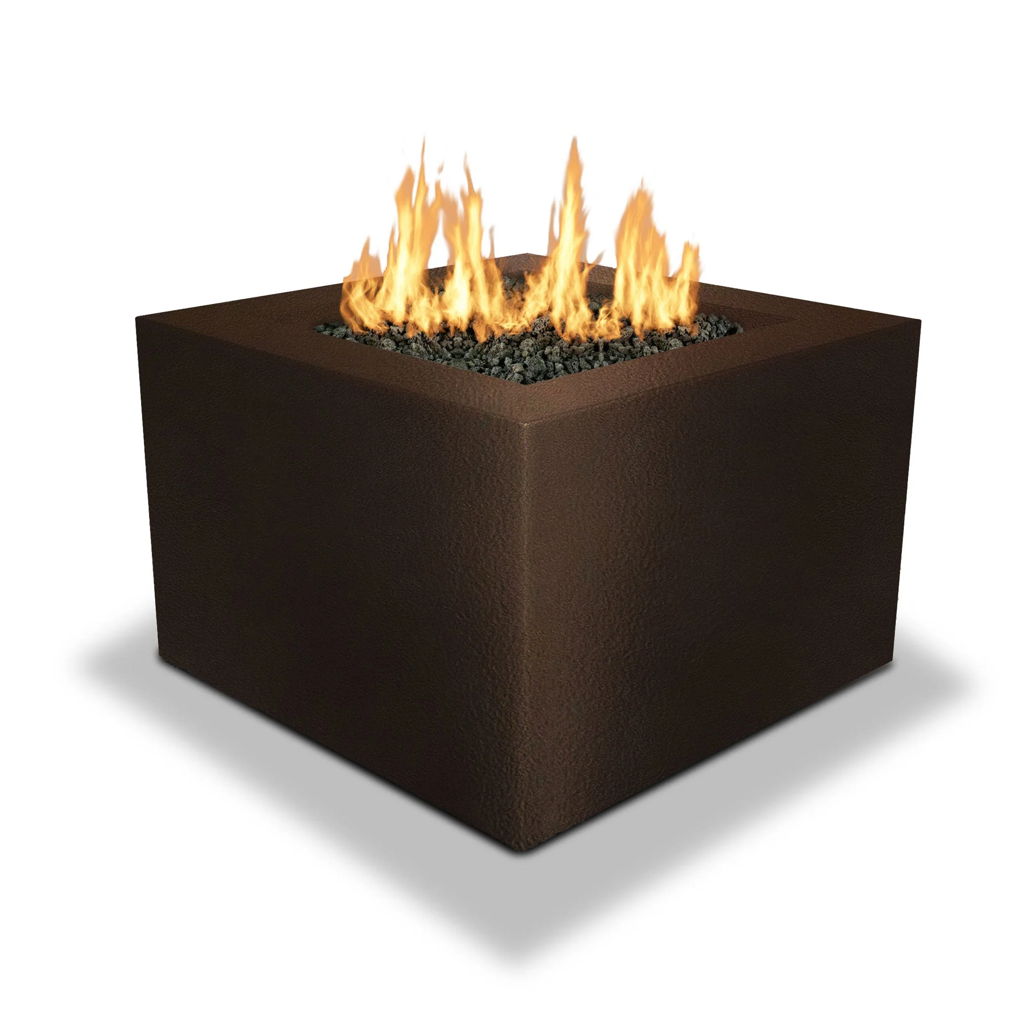 Starfire Designs Gravity Square Powder Coated Steel Gas Fire Pit with Propane Tank Access Door - Image 28