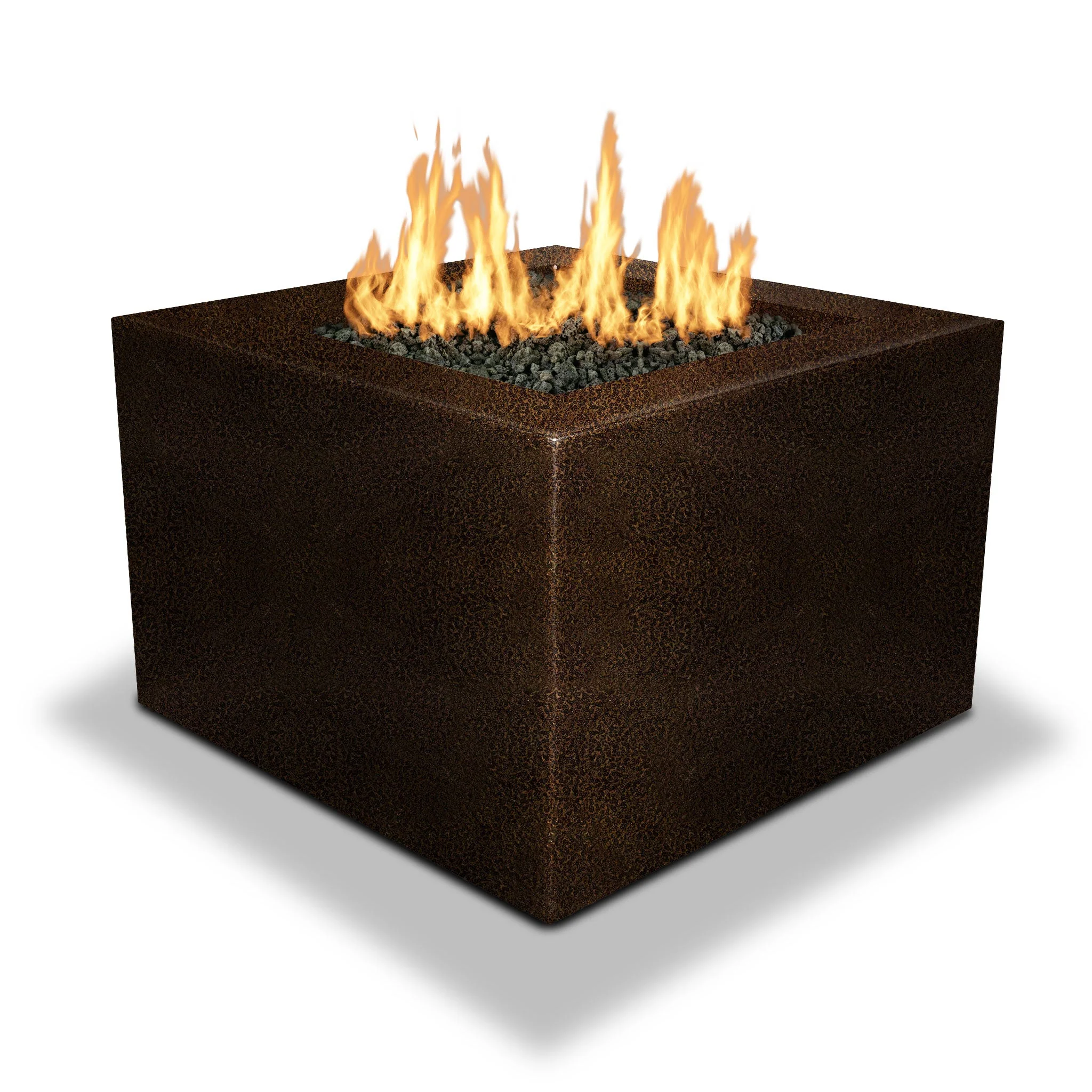 Starfire Designs Gravity Square Powder Coated Steel Gas Fire Pit with Propane Tank Access Door - Image 30