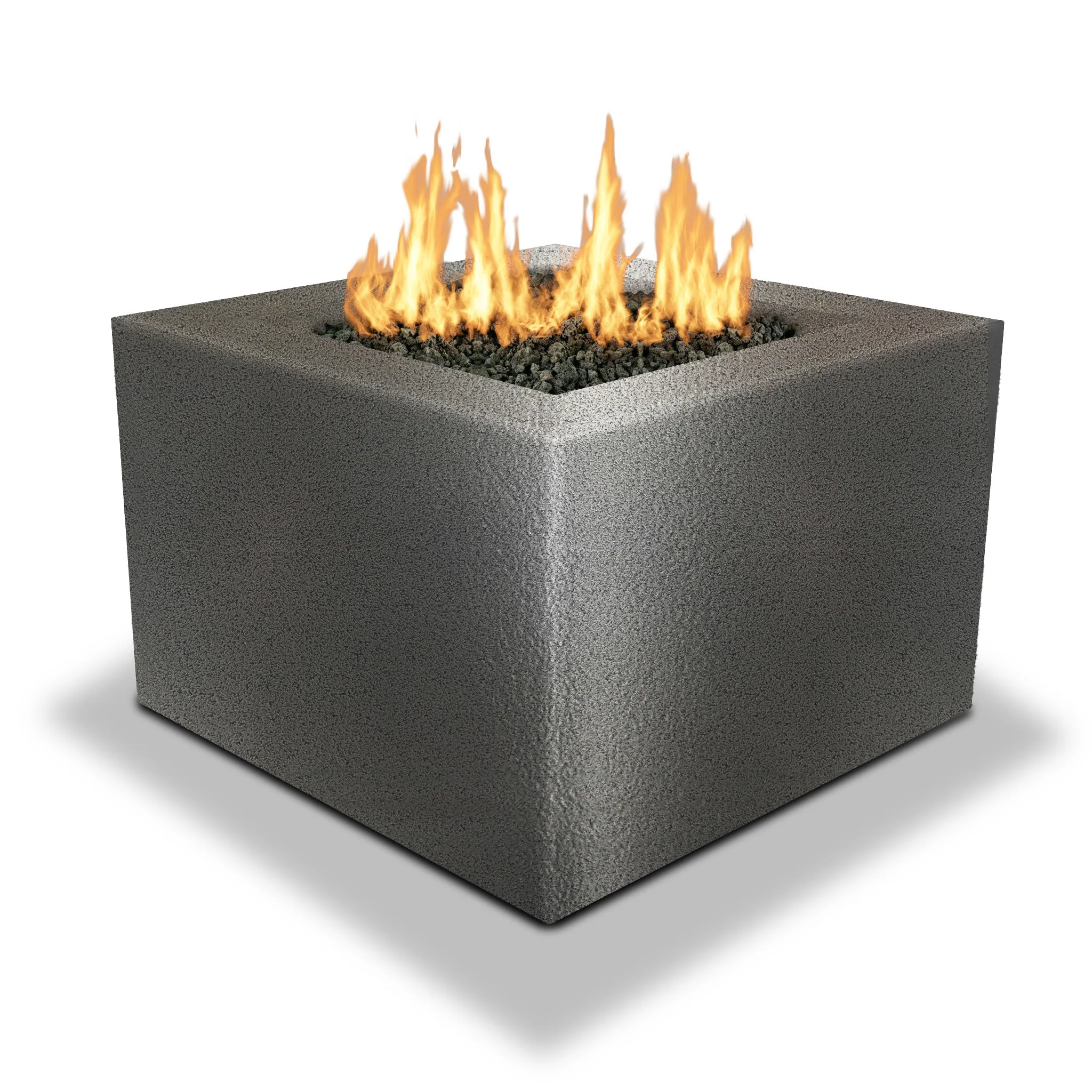 Starfire Designs Gravity Square Powder Coated Steel Gas Fire Pit with Propane Tank Access Door - Image 39