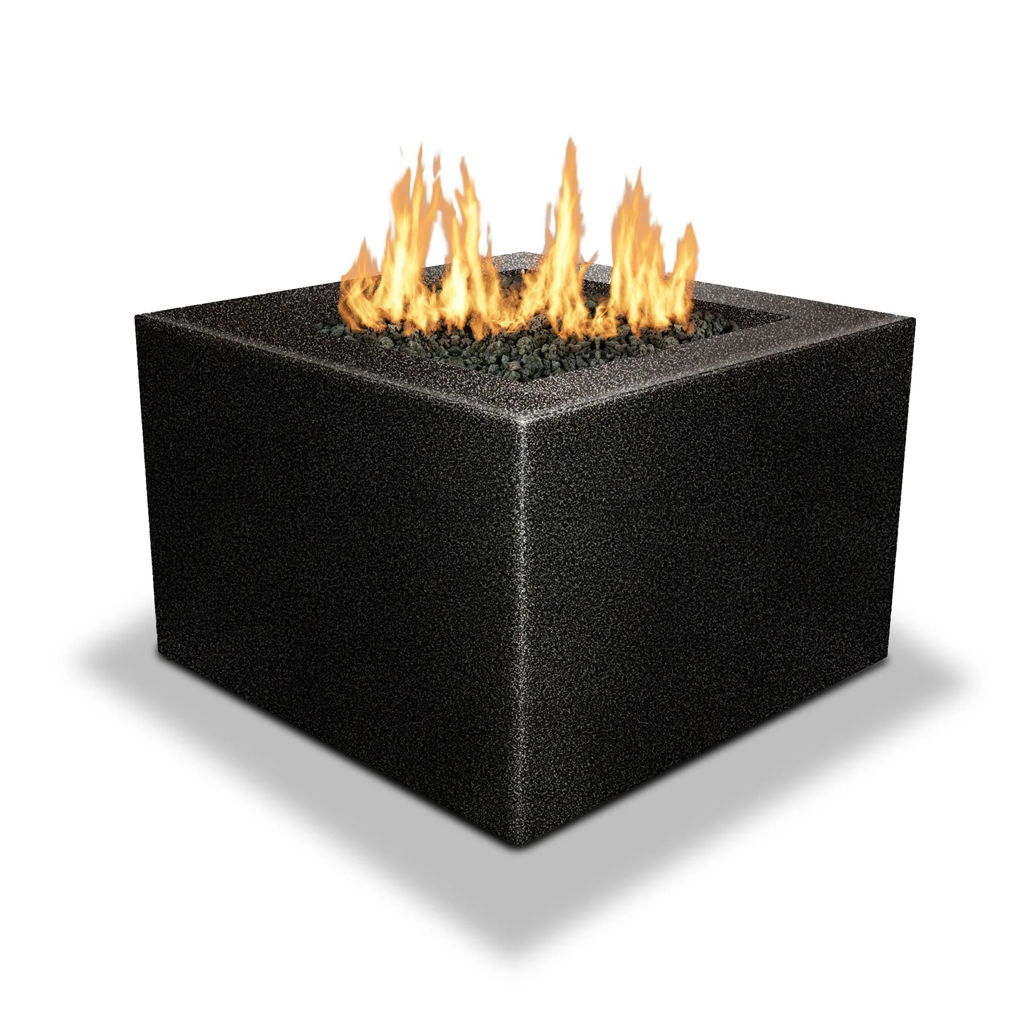 Starfire Designs Gravity Square Powder Coated Steel Gas Fire Pit with Propane Tank Access Door - Image 51