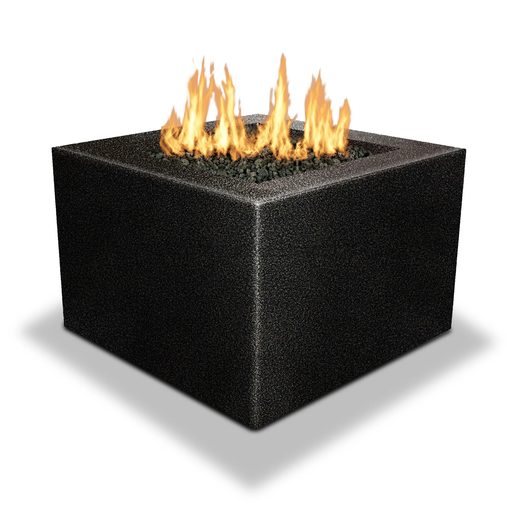 Starfire Designs Gravity Square Powder Coated Steel Gas Fire Pit with Propane Tank Access Door - Image 55