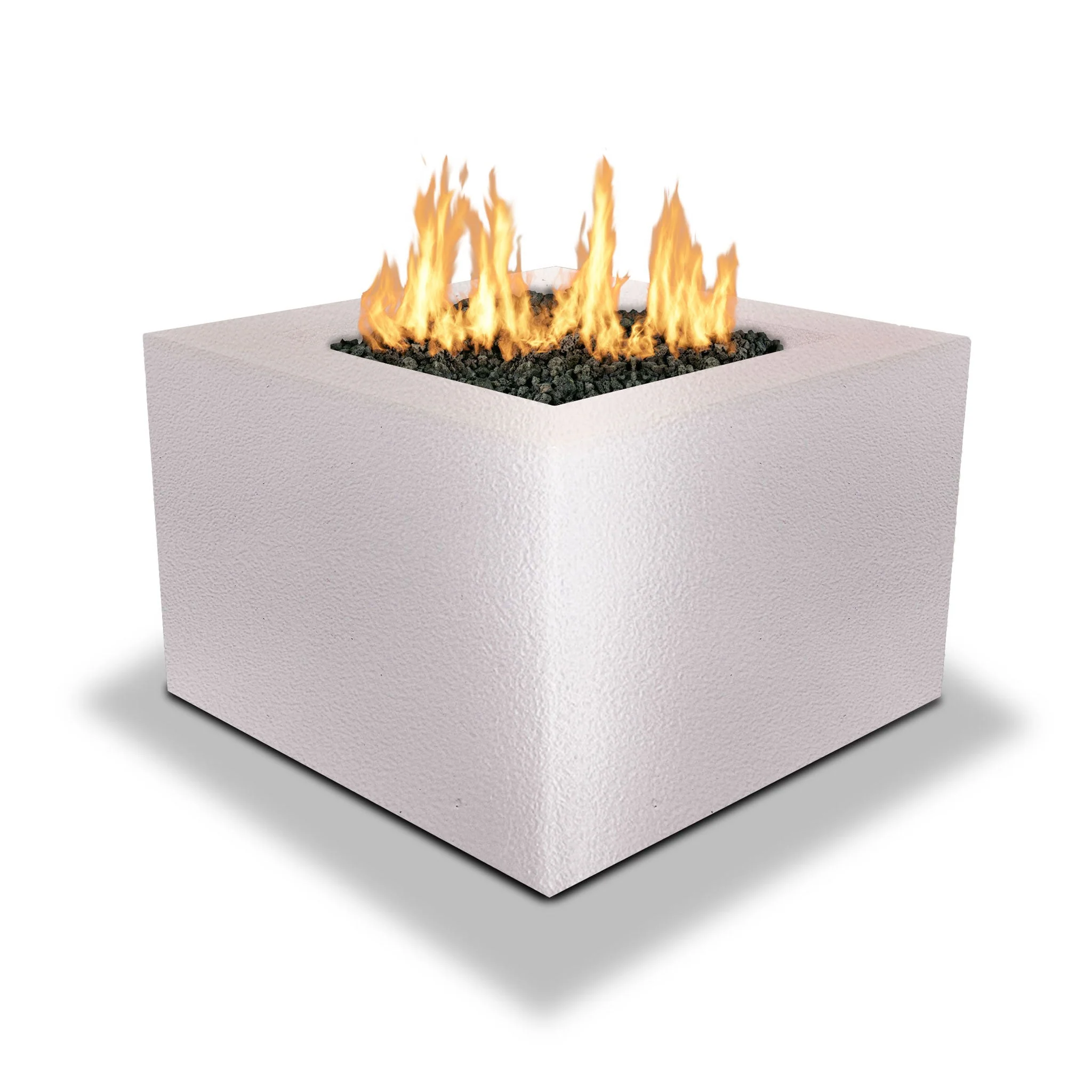 Starfire Designs Gravity Square Powder Coated Steel Gas Fire Pit with Propane Tank Access Door - Image 68