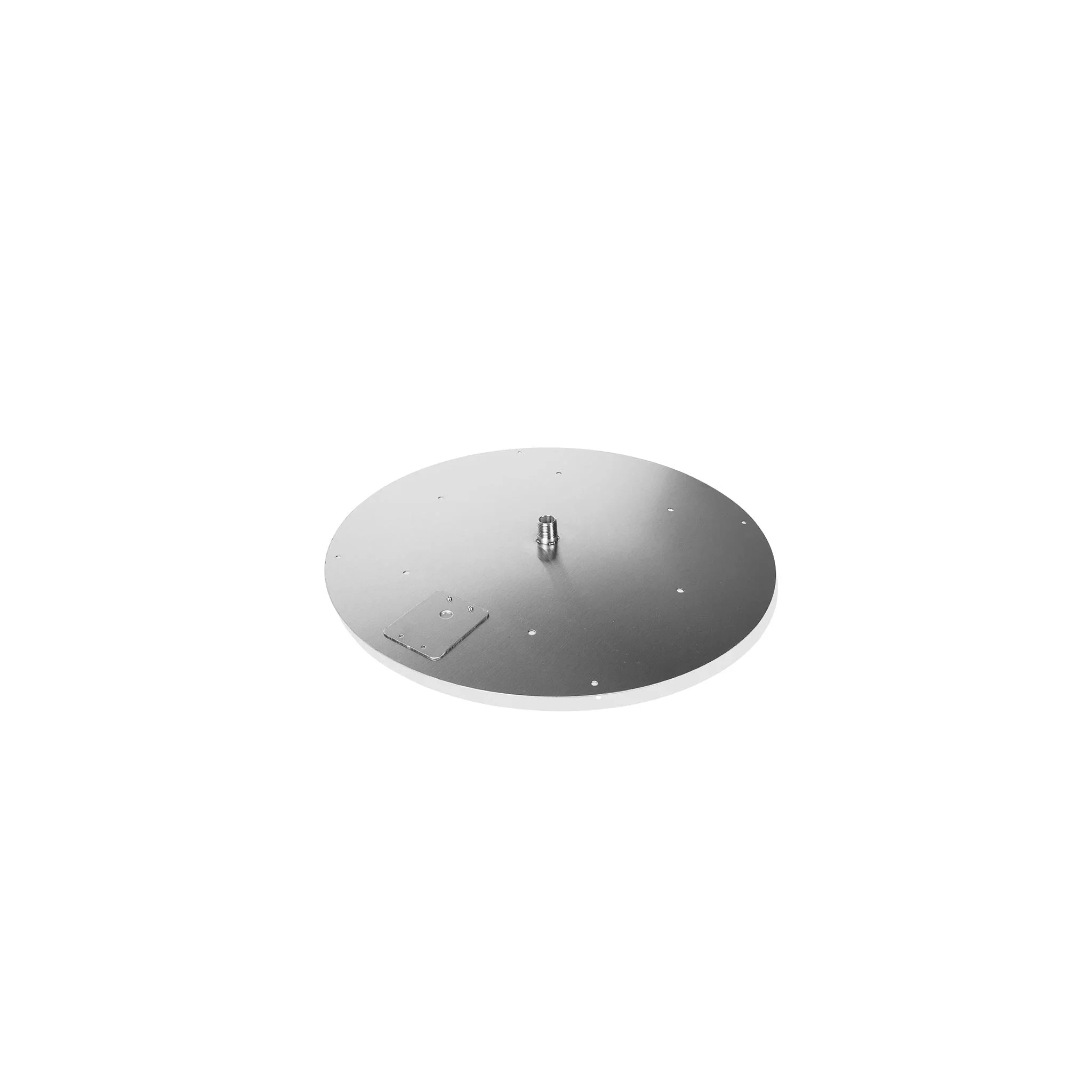 18" - 36" Stainless Steel Round Burner Pan - Standard Capacity - Image 3