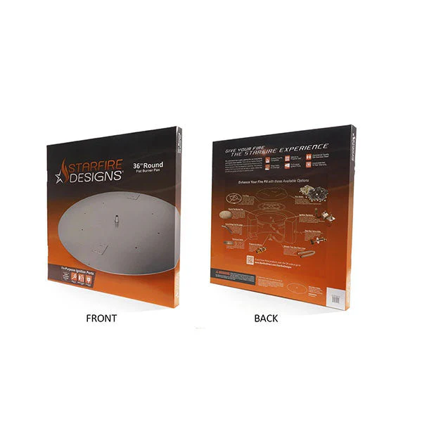 18" - 36" Stainless Steel Round Burner Pan - Standard Capacity - Image 7