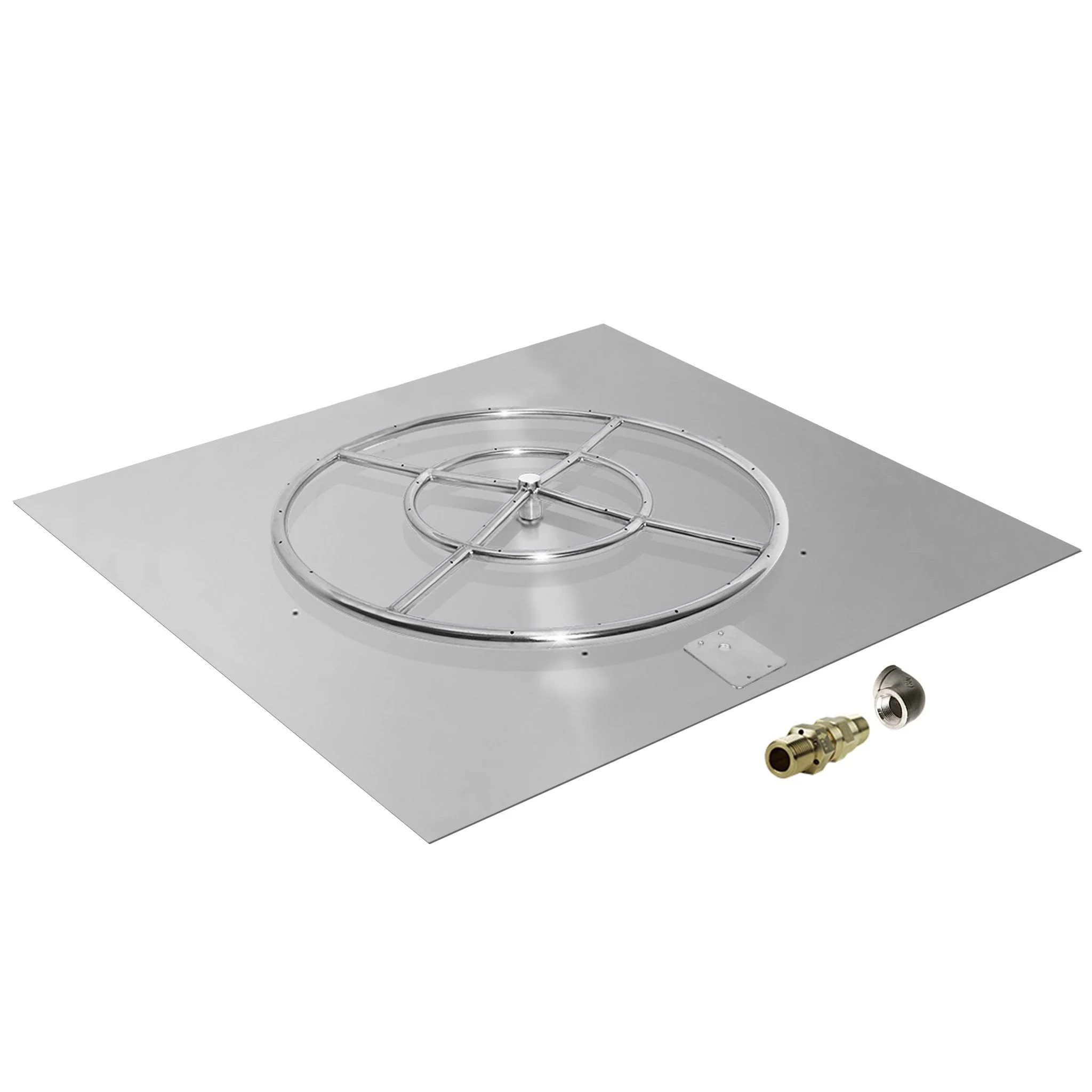 Starfire Designs Square Fire Pit Burner Kit - Match Lit Ignition - Image 37