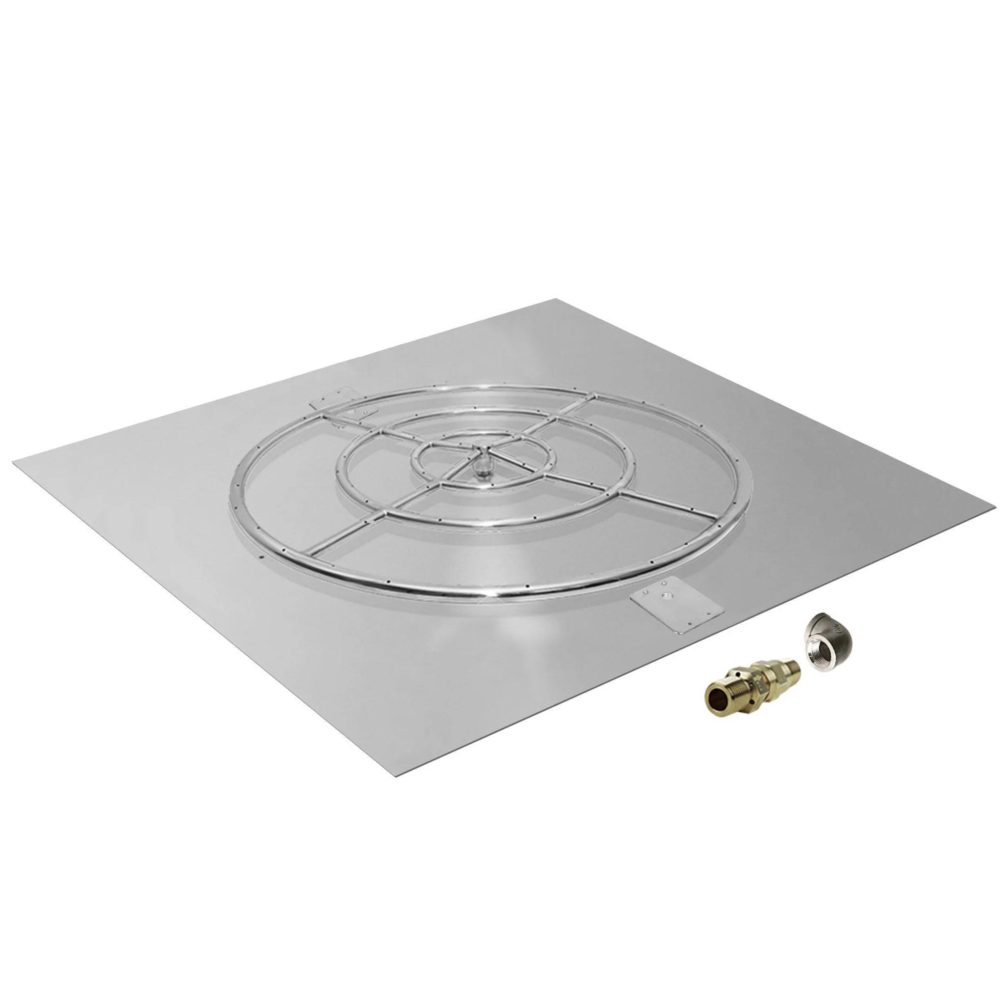Starfire Designs Square Fire Pit Burner Kit - Match Lit Ignition - Image 49