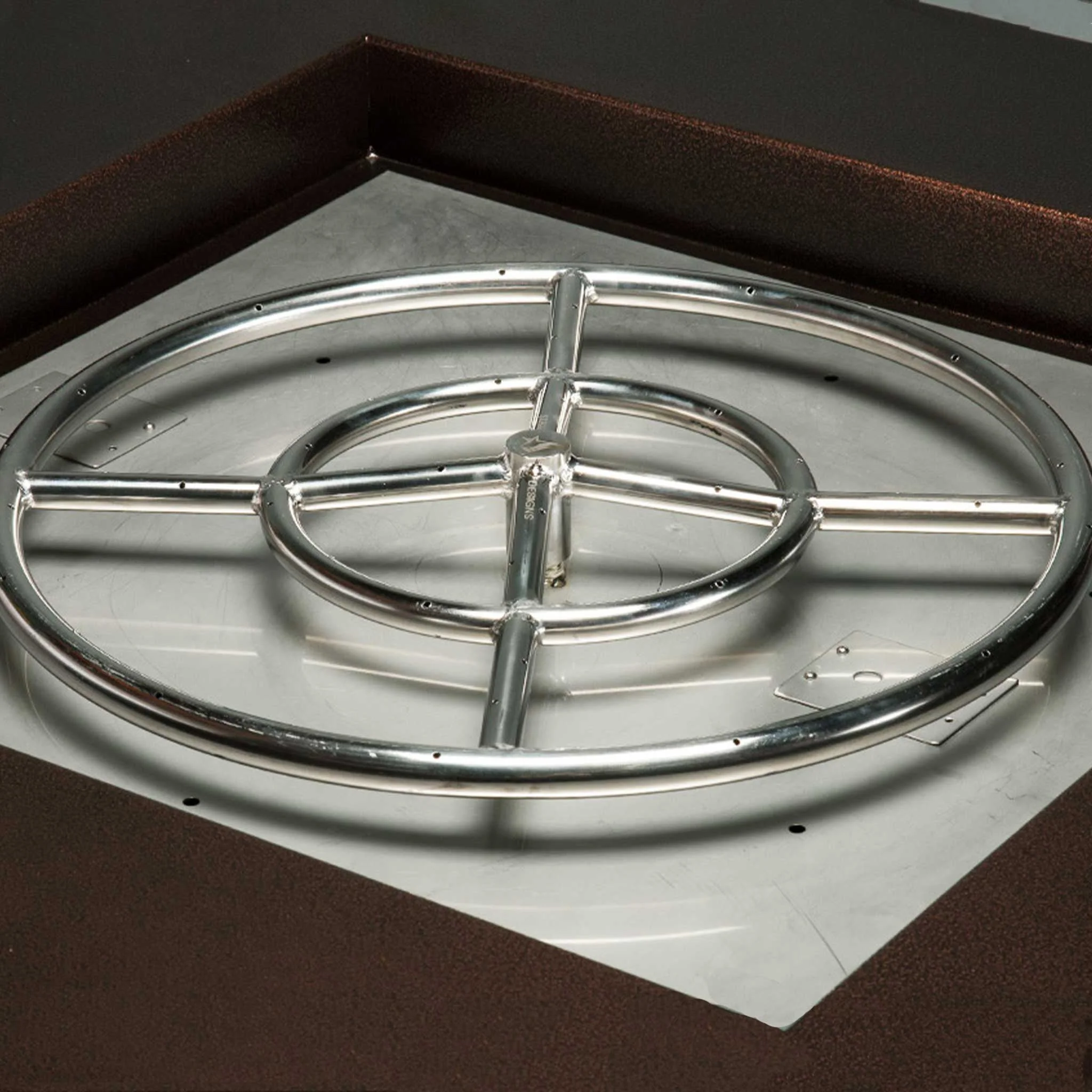 Starfire Designs Square Fire Pit Burner Kit - Match Lit Ignition - Image 71