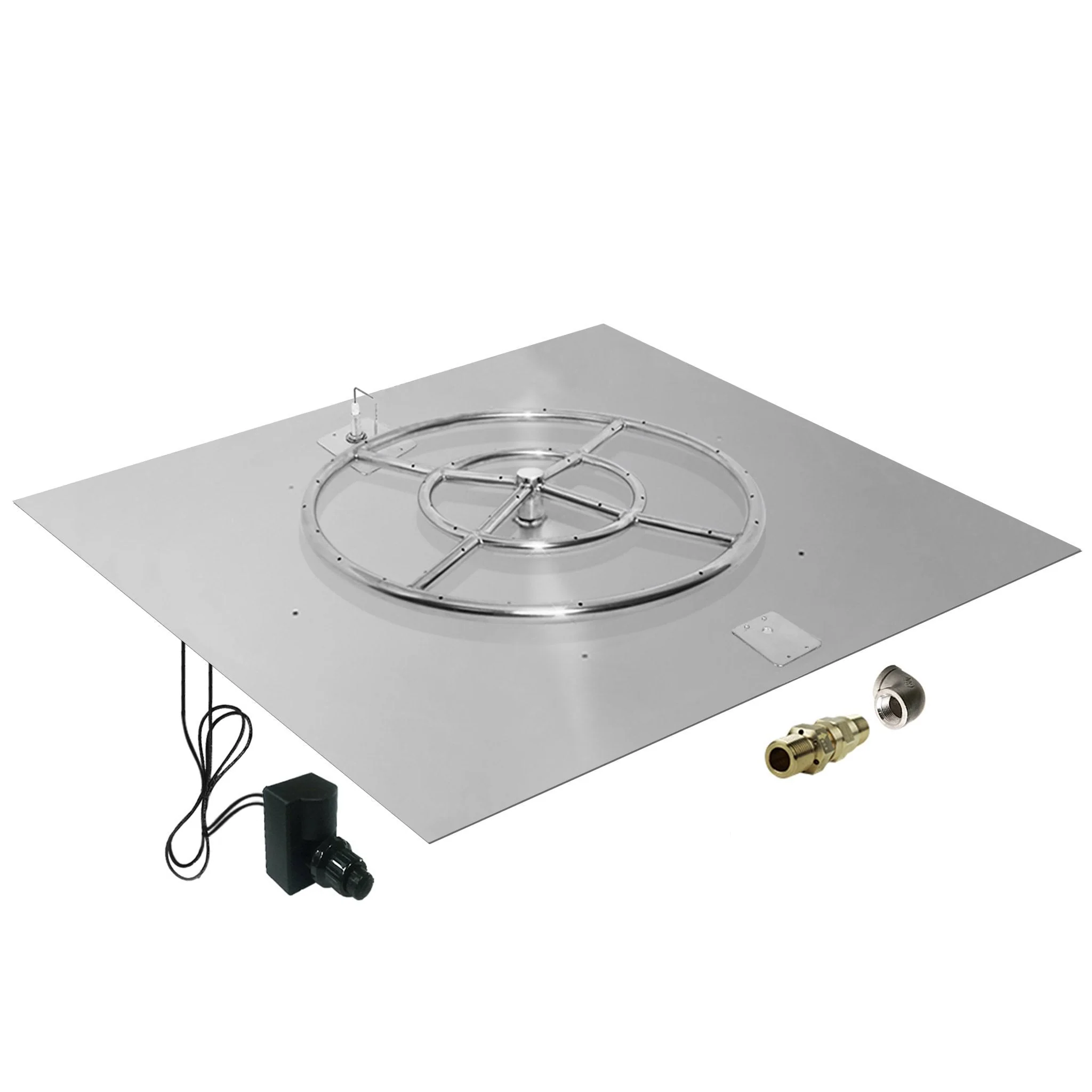 Starfire Designs Square Fire Pit Burner Kit - Spark Ignition - Image 30