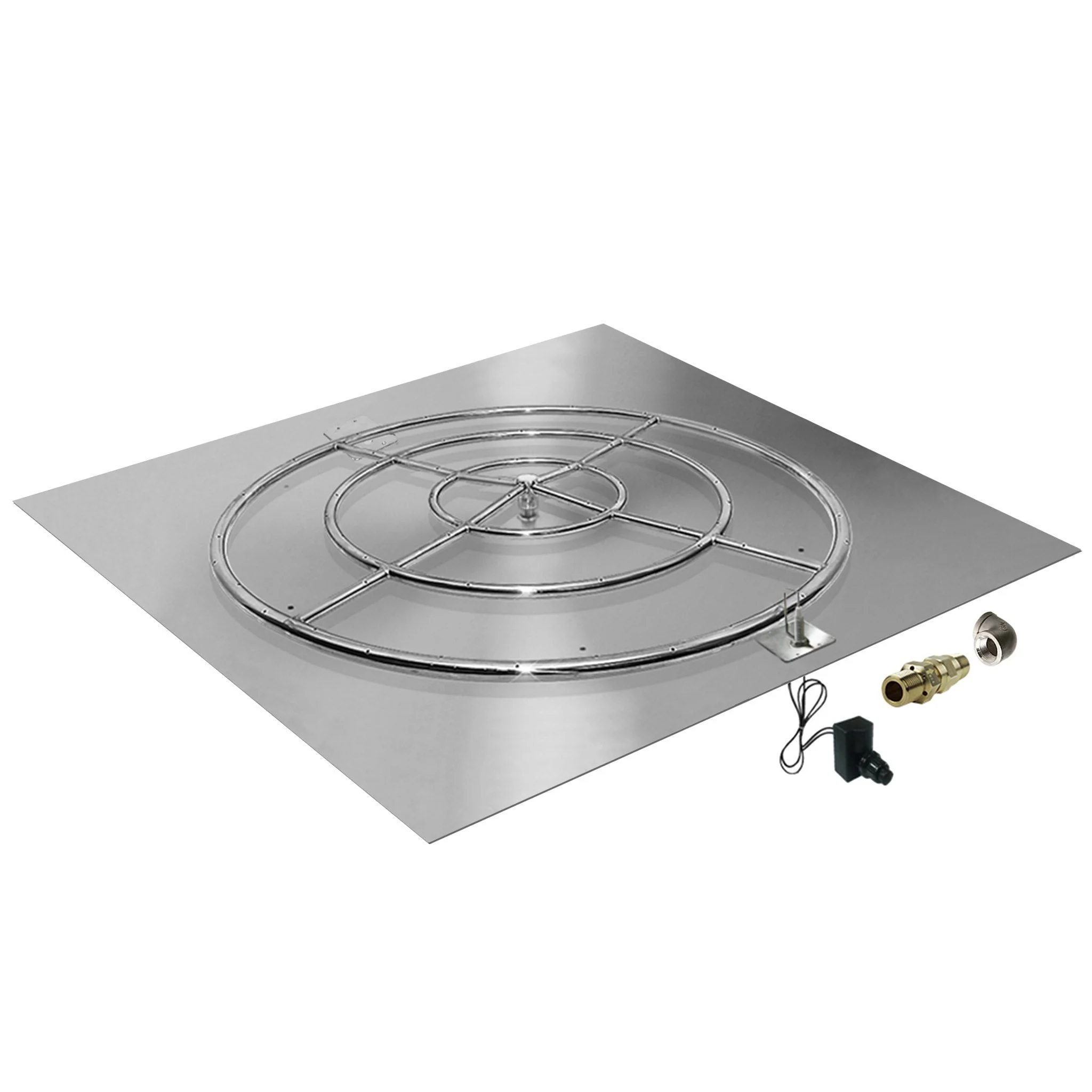 Starfire Designs Square Fire Pit Burner Kit - Spark Ignition - Image 58
