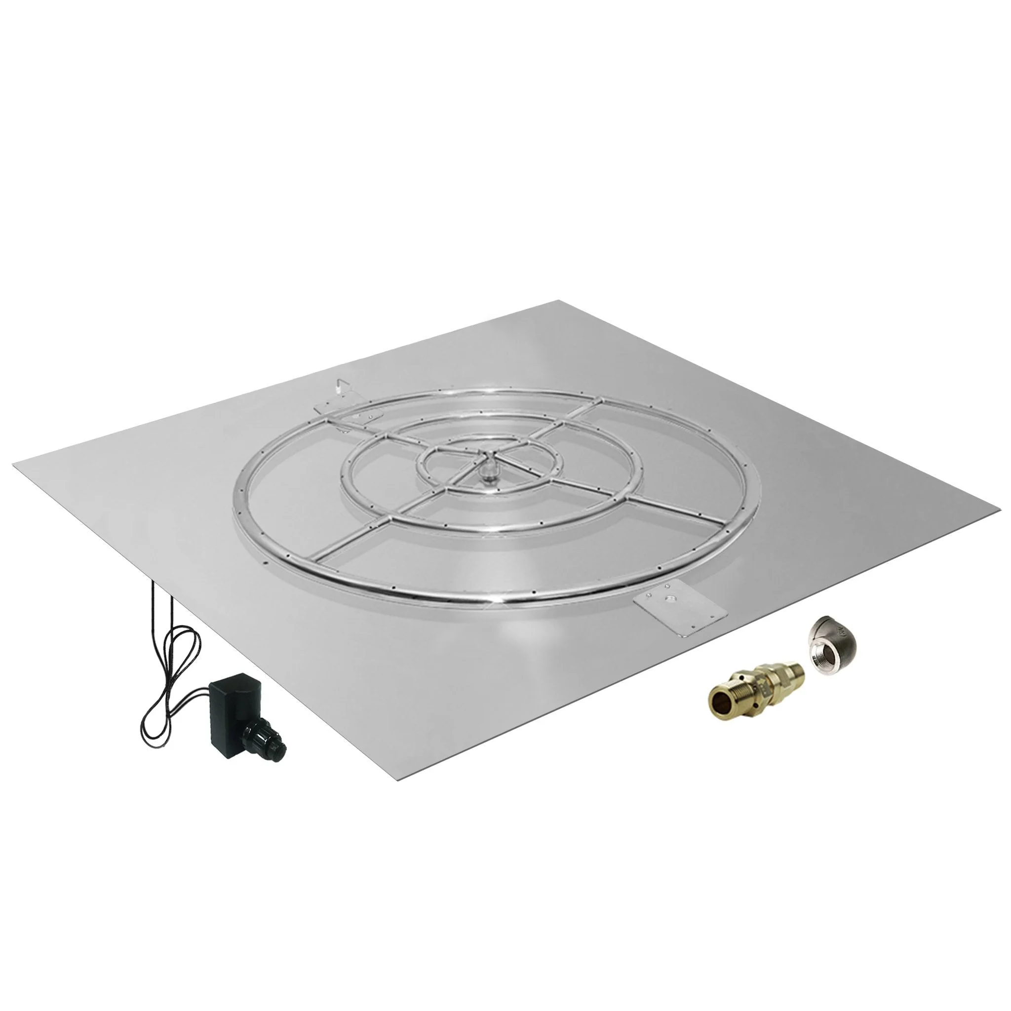 Starfire Designs Square Fire Pit Burner Kit - Spark Ignition - Image 64