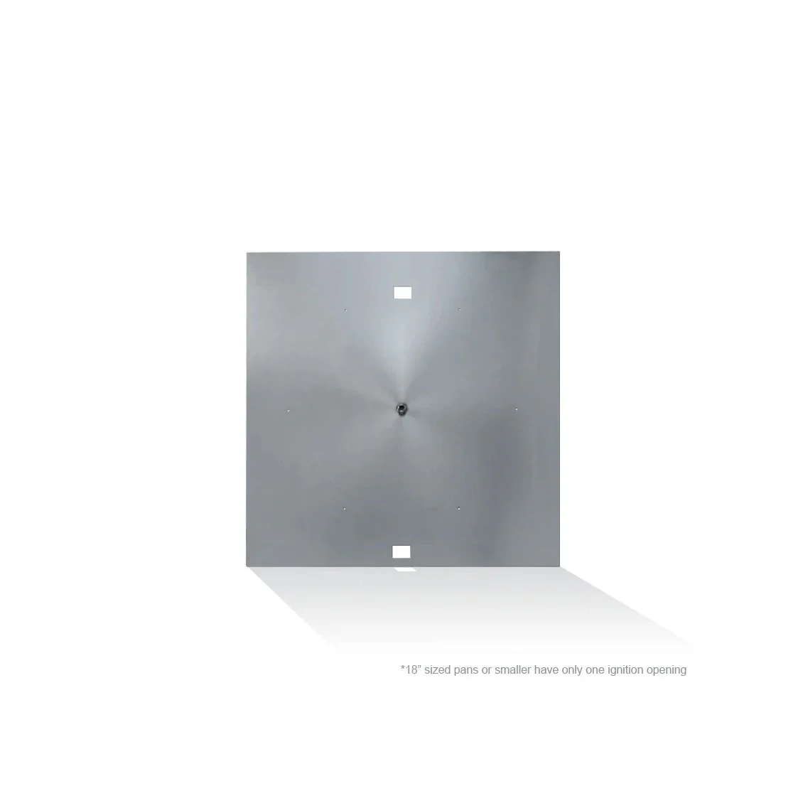 36" - 48" Stainless Steel Square Burner Pan - High Capacity - Image 5