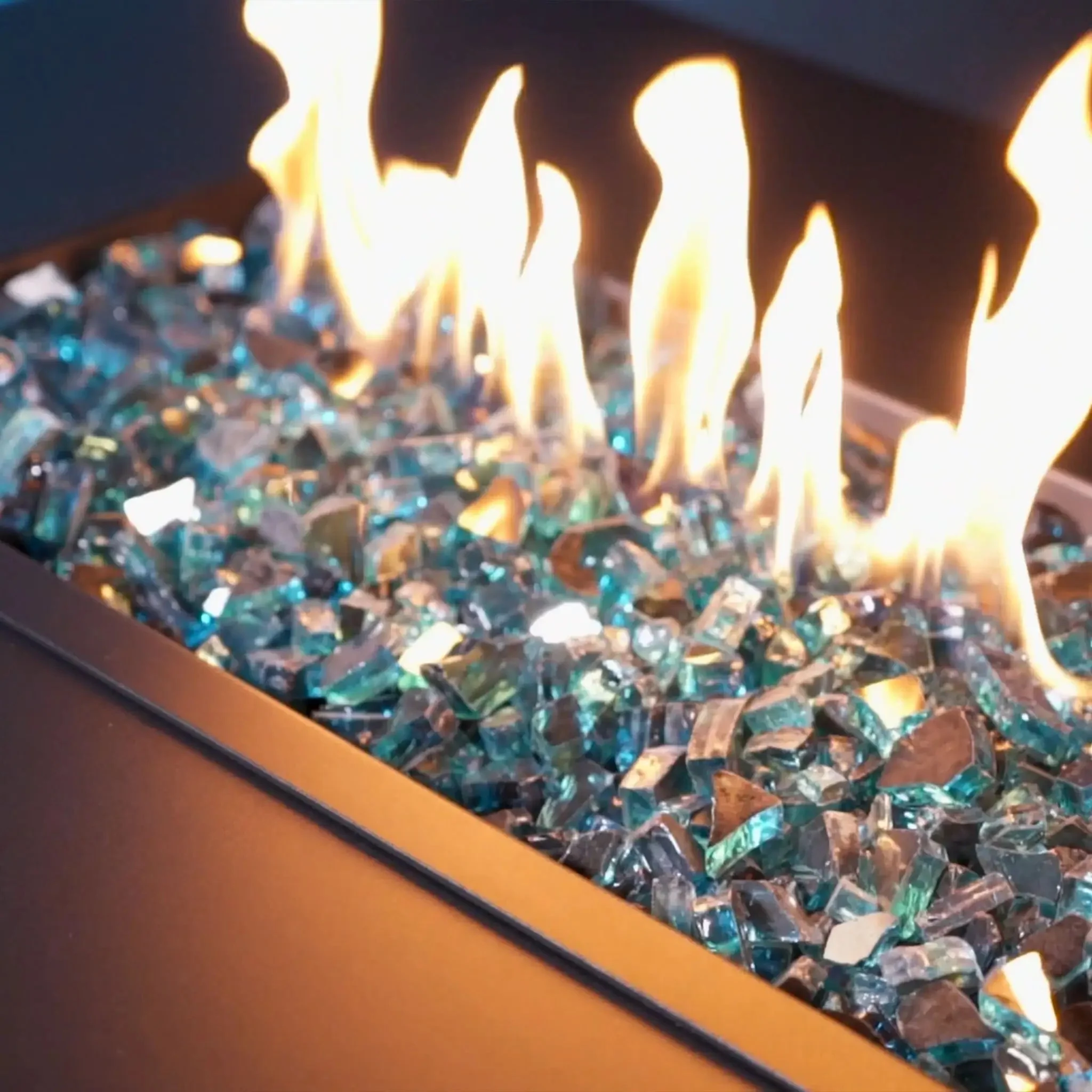 Starfire Glass 1/2" Broken Fire Glass (10lbs) - Image 32