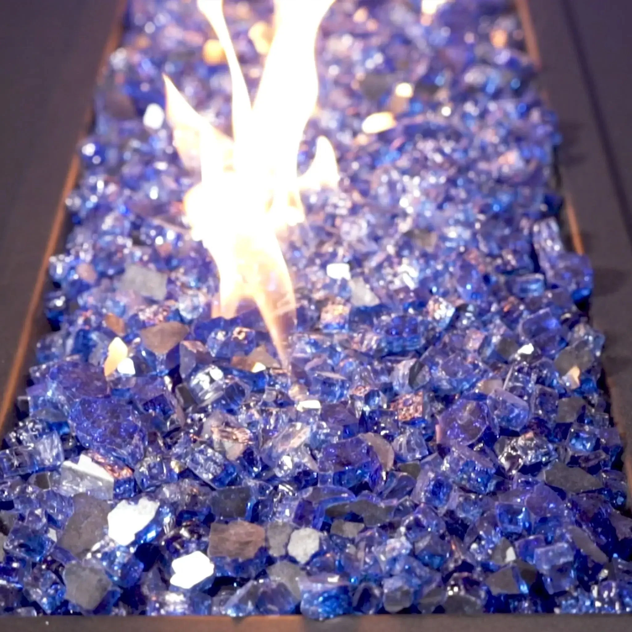 Starfire Glass 1/2" Broken Fire Glass (10lbs) - Image 40