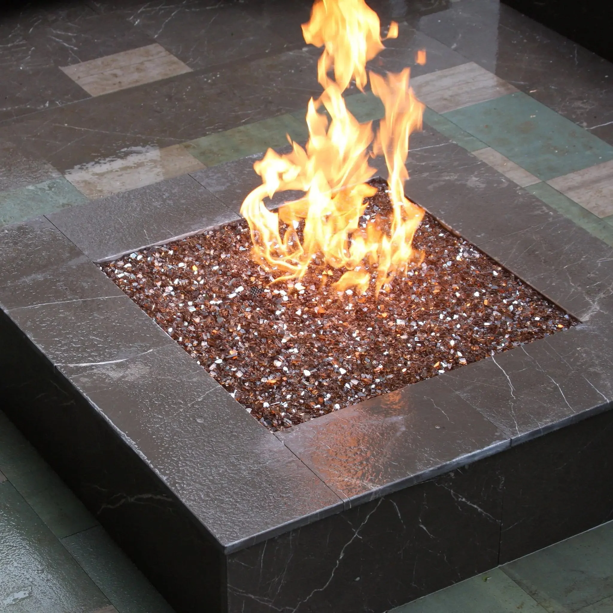 Starfire Glass 1/2" Broken Fire Glass (10lbs) - Image 7