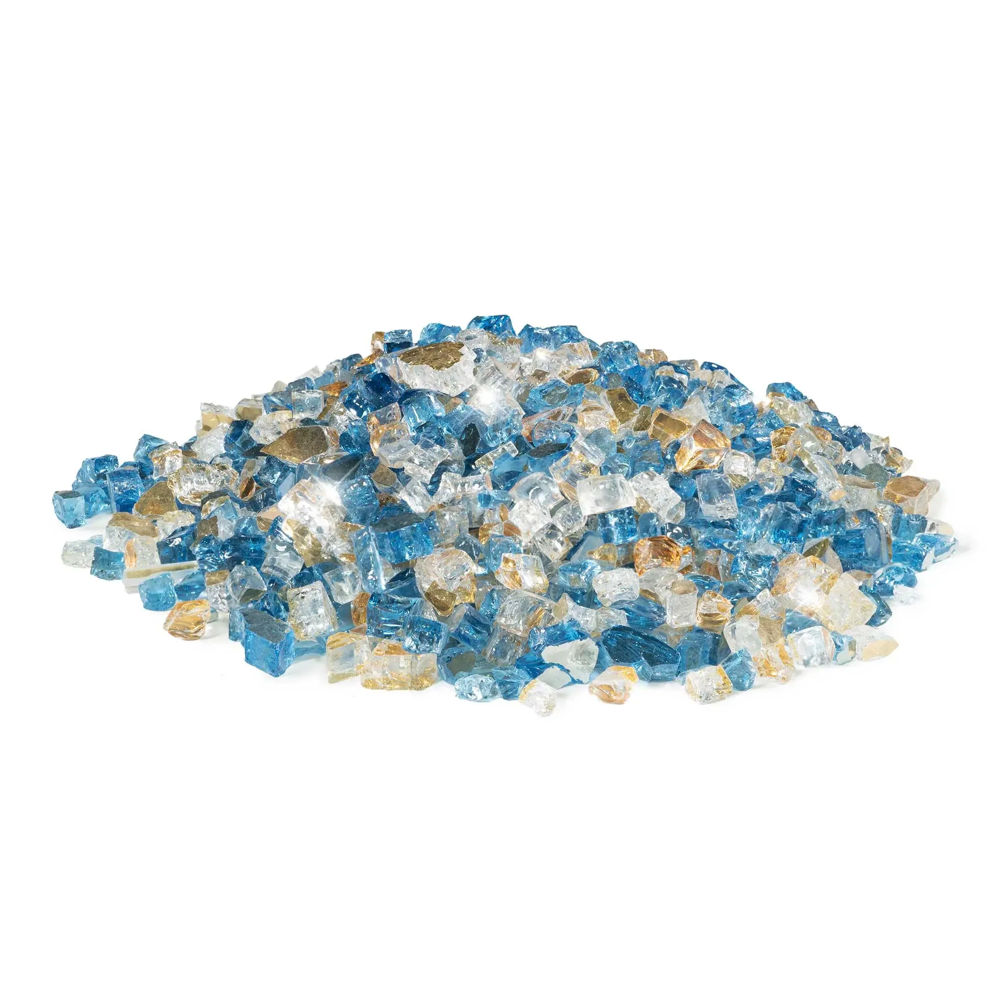 Starfire Glass 1/2" Broken Pre-Mixed Fire Glass (10lbs) - Image 10